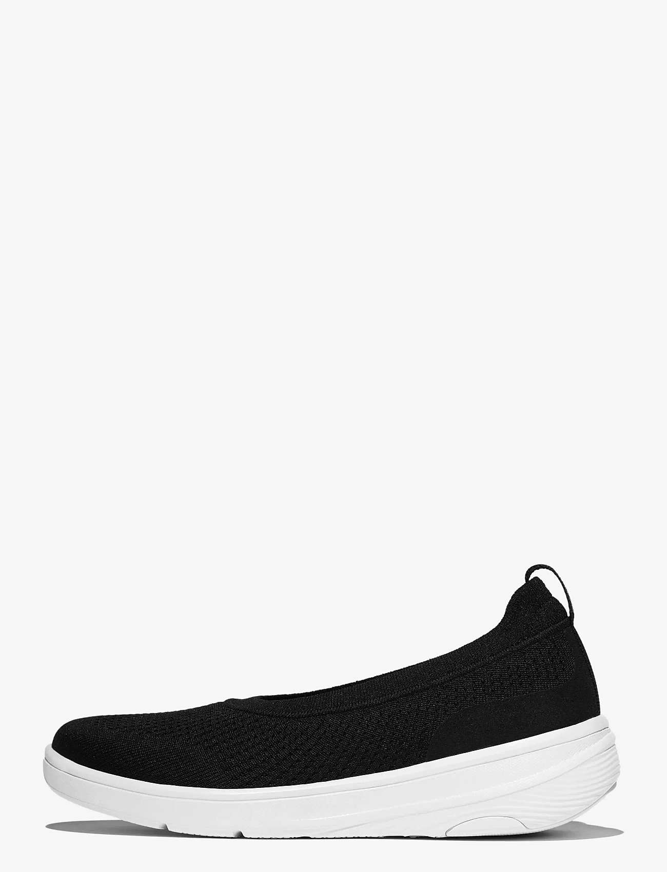 FitFlop - SUPER-Q KNIT BALLET FLATS - slip-on sneakers - black - 1