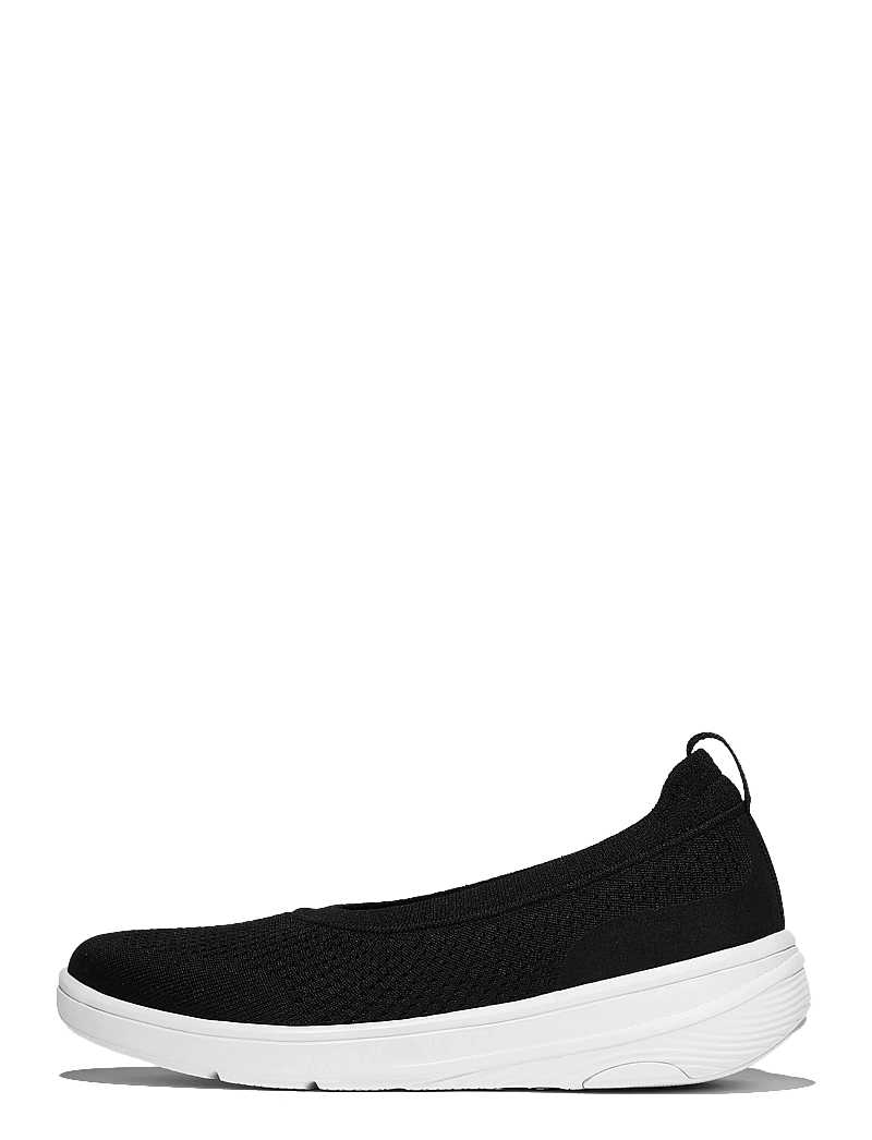 FitFlop - SUPER-Q KNIT BALLET FLATS - slip-on sneakers - black - 1