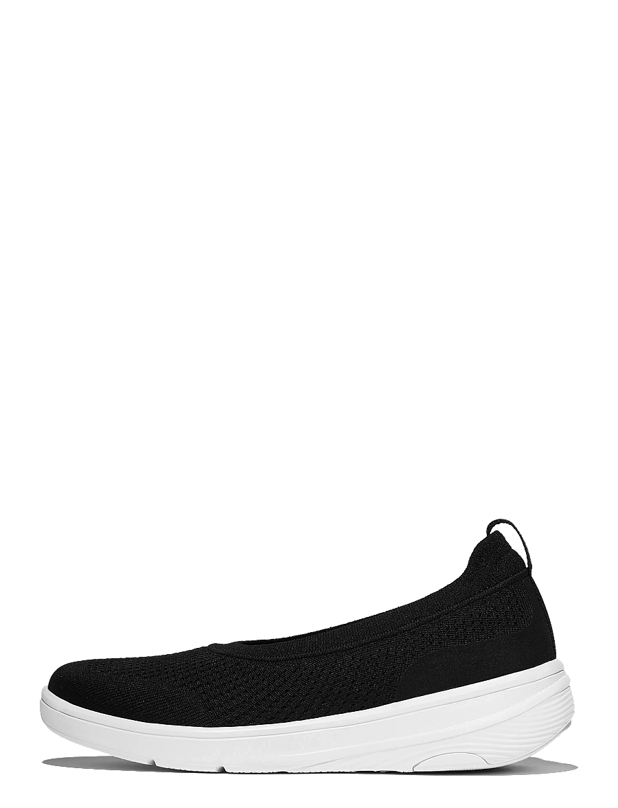 FitFlop - SUPER-Q KNIT BALLET FLATS - slip-on sneakers - black - 1