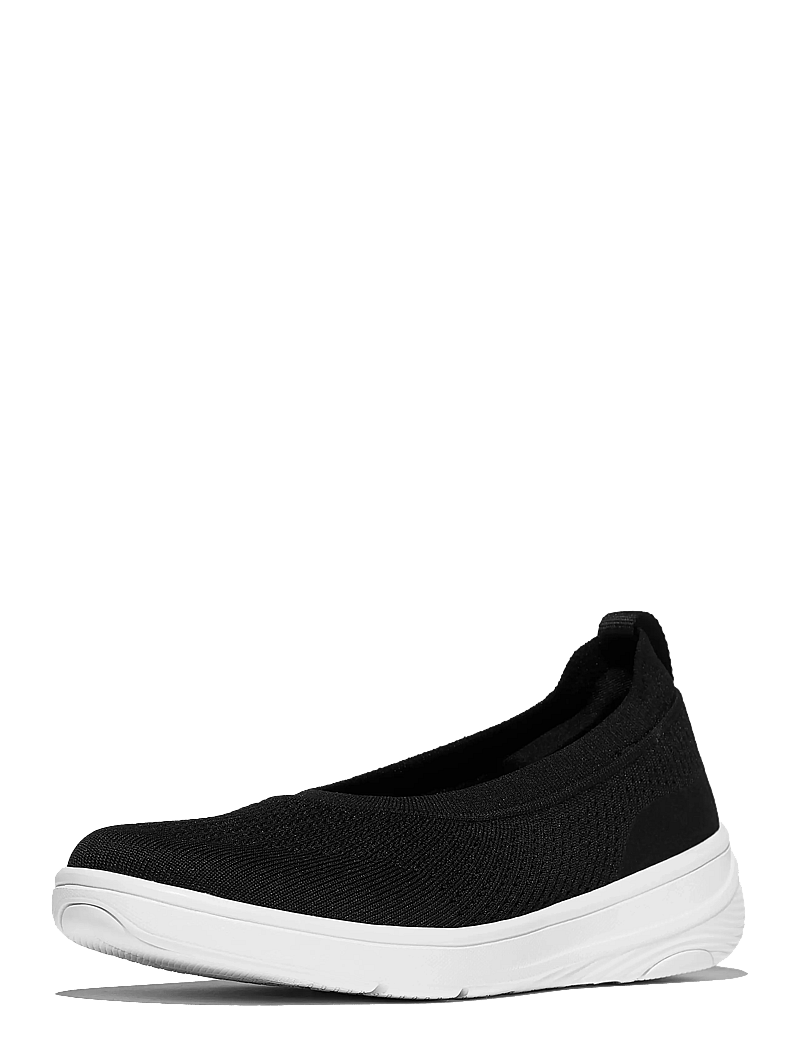 FitFlop - SUPER-Q KNIT BALLET FLATS - slip-on sneakers - black - 3