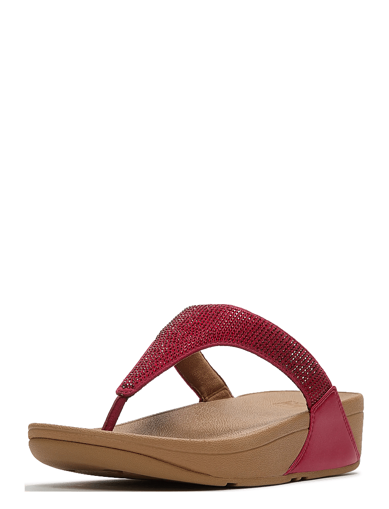 FitFlop - LULU CRYSTAL TOE-POST SANDALS - platformsandaler - burnt berry - 3