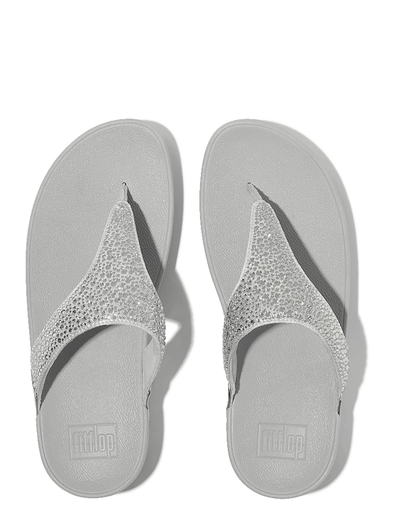 FitFlop - LULU CRYSTAL TOE-POST SANDALS - platåsandaler - steeled silver - 2
