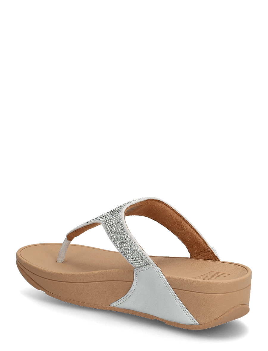 FitFlop - LULU CRYSTAL TOE-POST SANDALS - platåsandaler - steeled silver - 2