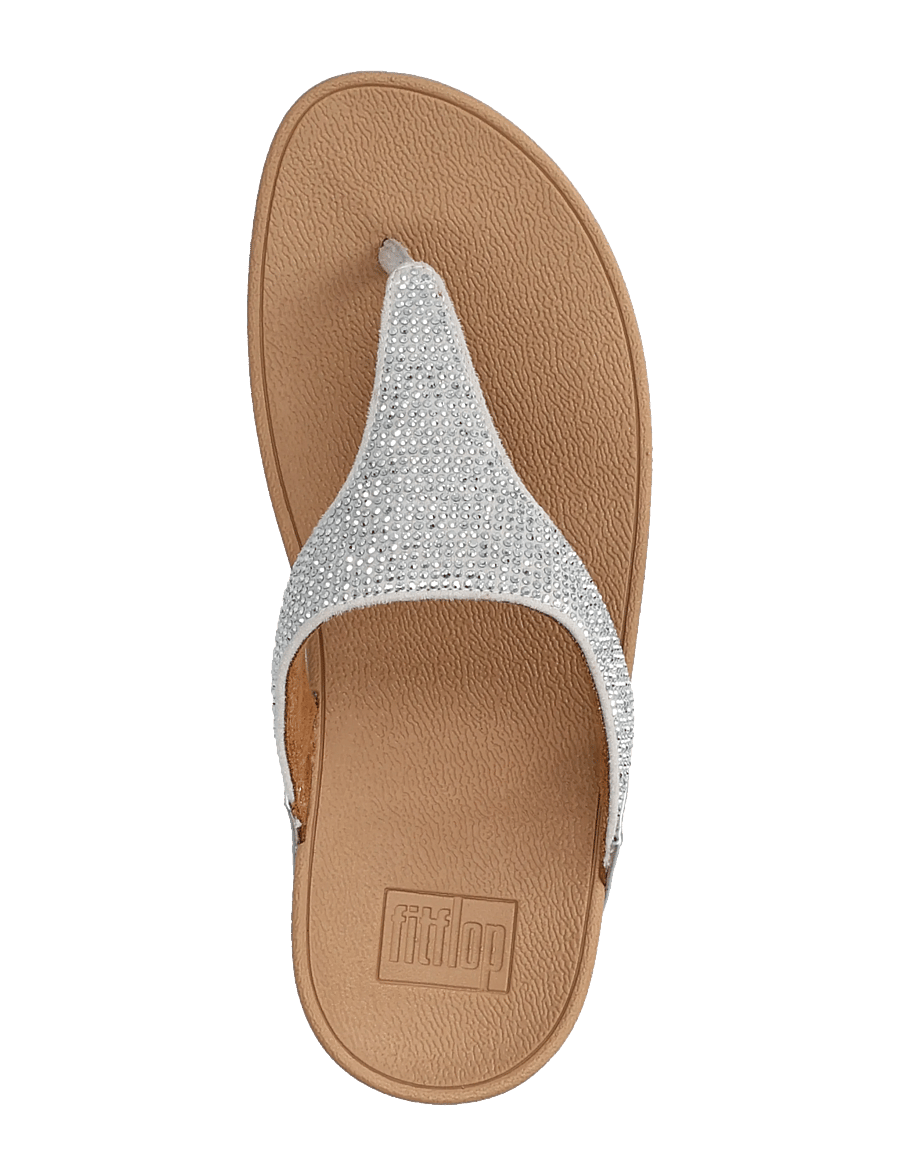 FitFlop - LULU CRYSTAL TOE-POST SANDALS - platåsandaler - steeled silver - 3