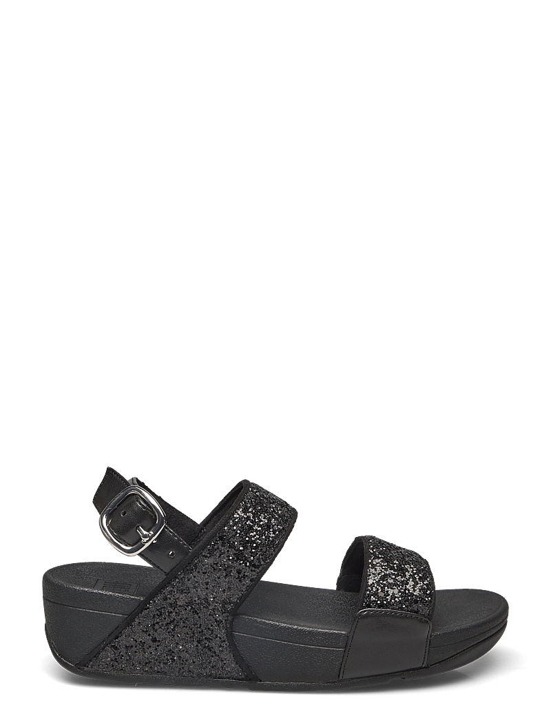 FitFlop - LULU GLITTER BACK-STRAP SANDALS - platvorm sandaalid - black glitter - 1