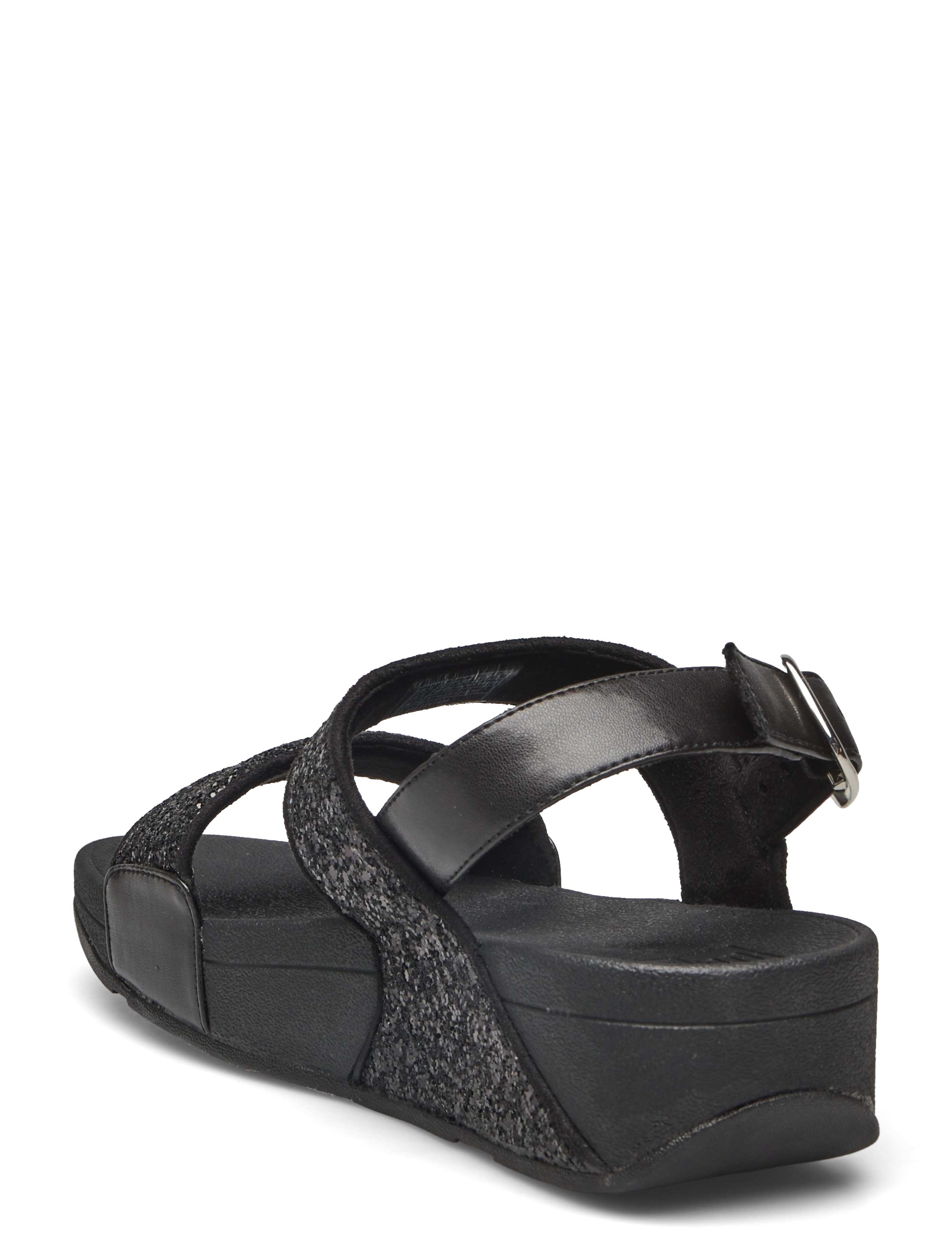 FitFlop - LULU GLITTER BACK-STRAP SANDALS - plateau-sandalen - black glitter - 2