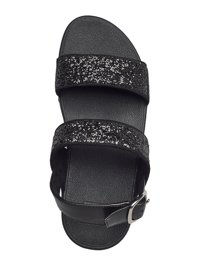 FitFlop - LULU GLITTER BACK-STRAP SANDALS - platvorm sandaalid - black glitter - 3