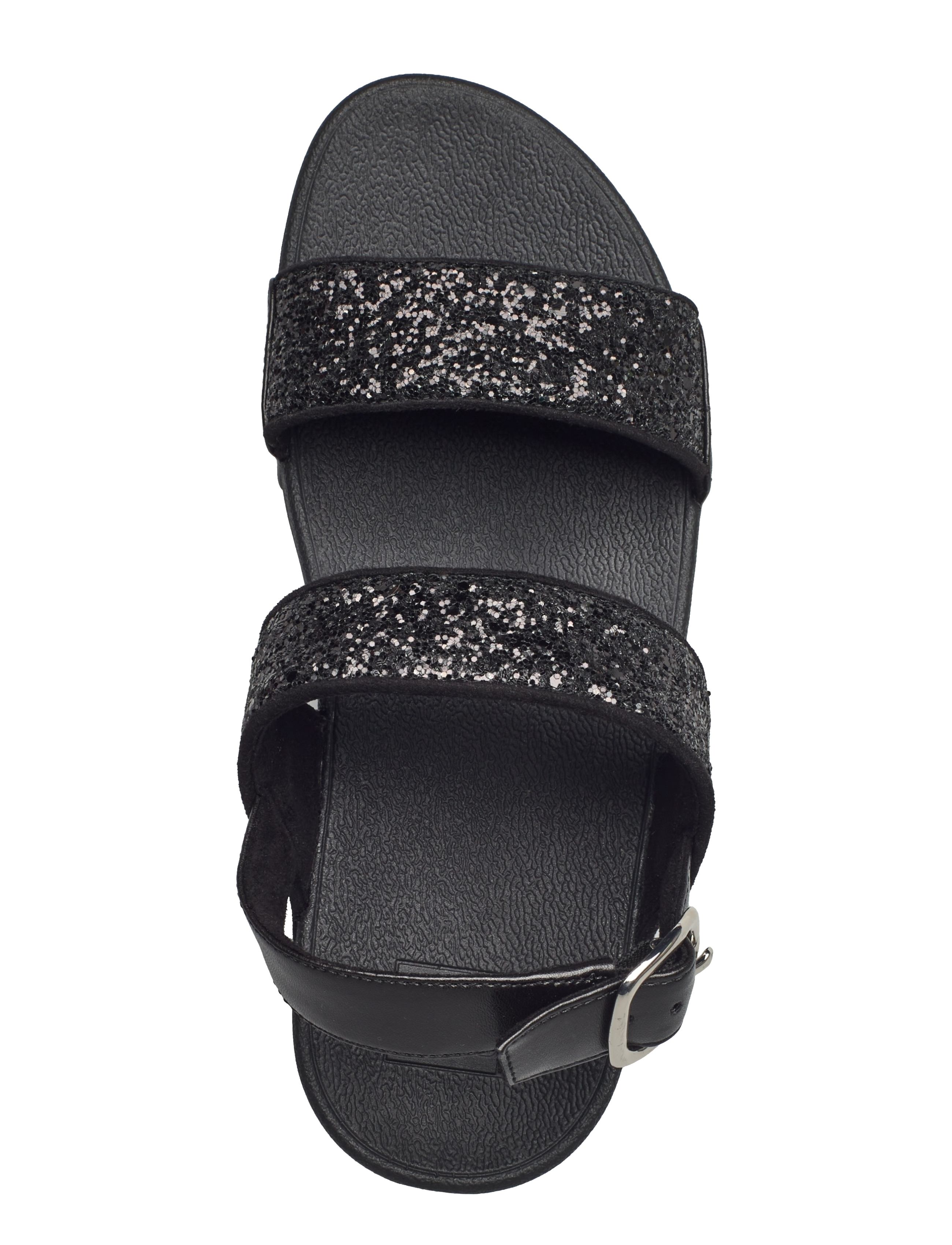 FitFlop - LULU GLITTER BACK-STRAP SANDALS - plateau-sandalen - black glitter - 3