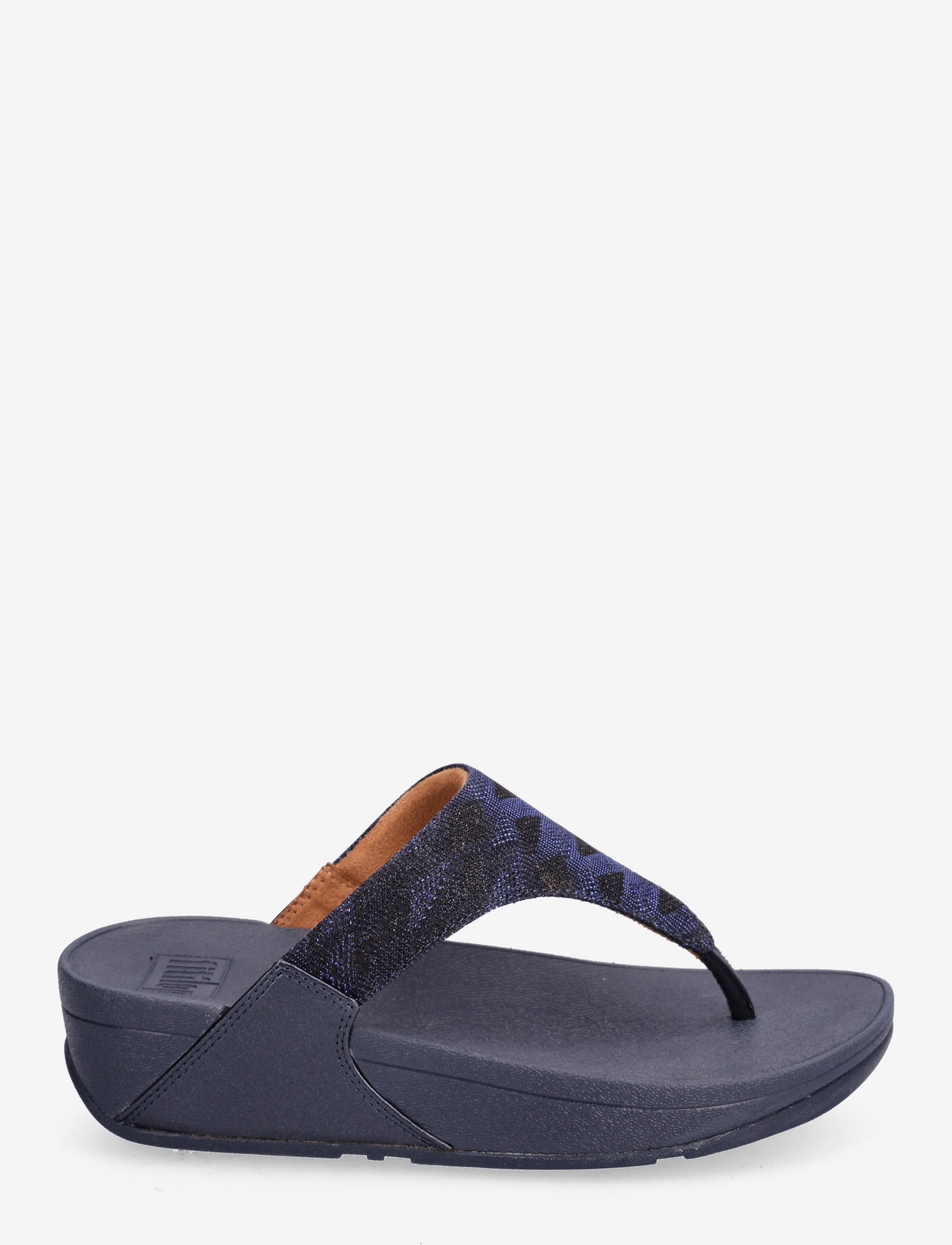 FitFlop - LULU GLITZ TOE-POST SANDALS - flat sandals - midnight navy - 1