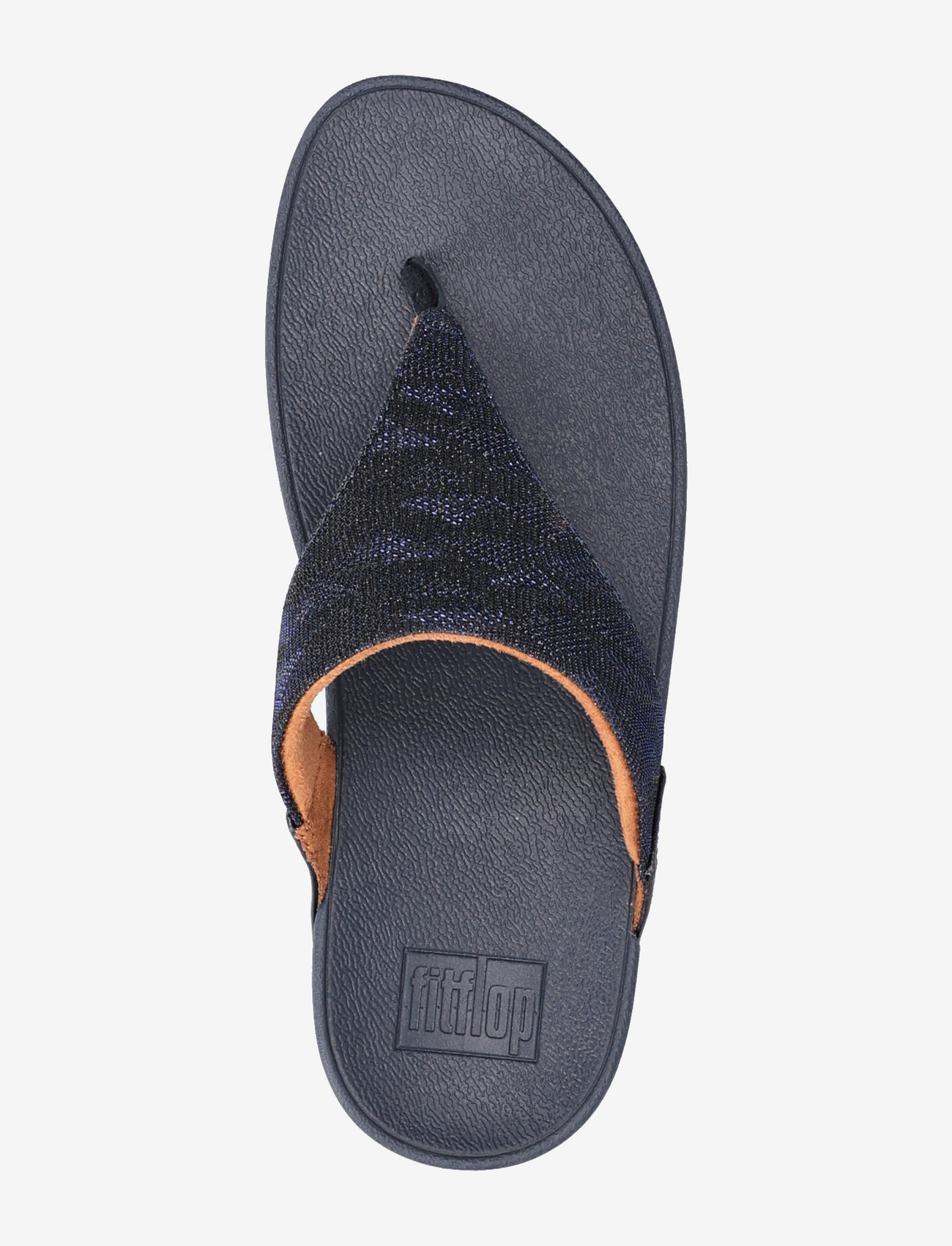 FitFlop - LULU GLITZ TOE-POST SANDALS - flat sandals - midnight navy - 3
