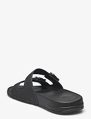 FitFlop - IQUSHION TWO-BAR BUCKLE SLIDES - laveste priser - all black - 2