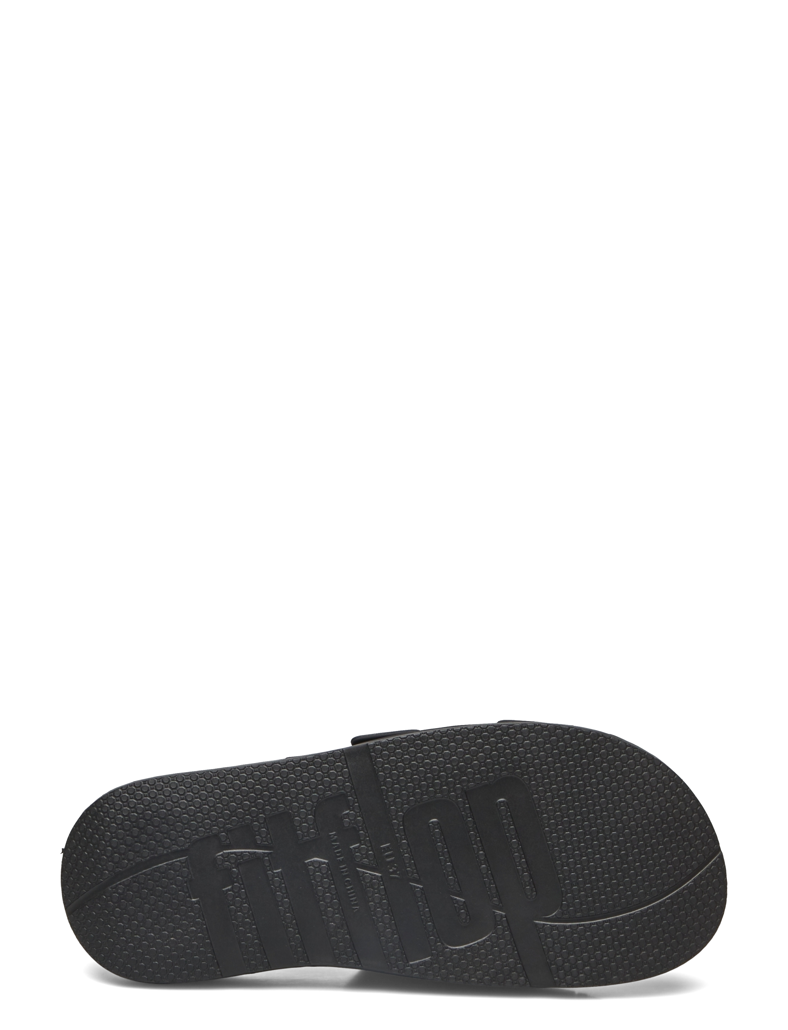 FitFlop - IQUSHION TWO-BAR BUCKLE SLIDES - all black - 5