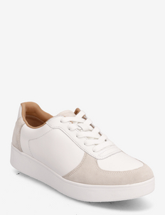 RALLY LEATHER/SUEDE PANEL SNEAKERS, FitFlop
