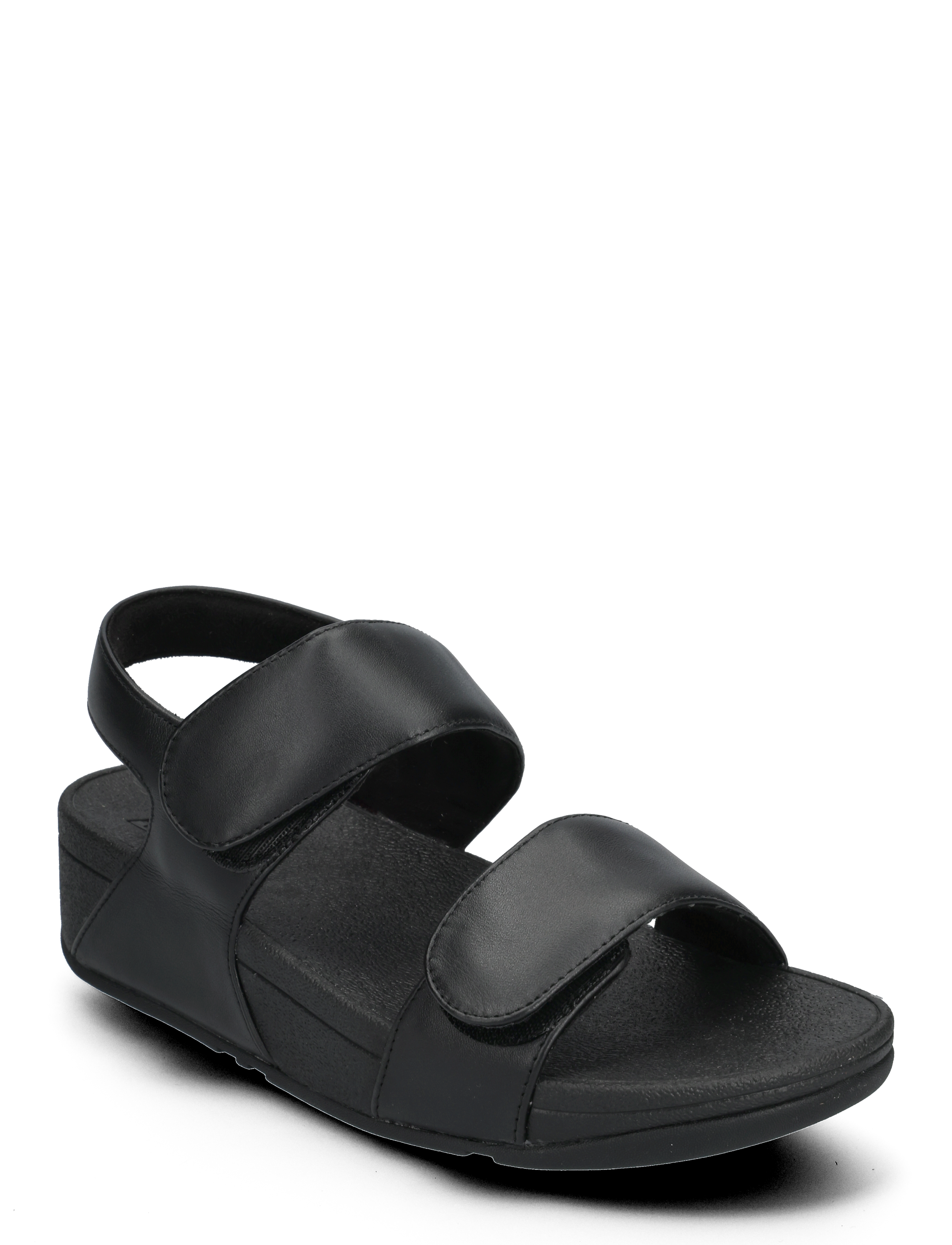 FITFLOP Lulu Adjustable Leder Back-Strap Sandalen Schwarz - 38 - Damen