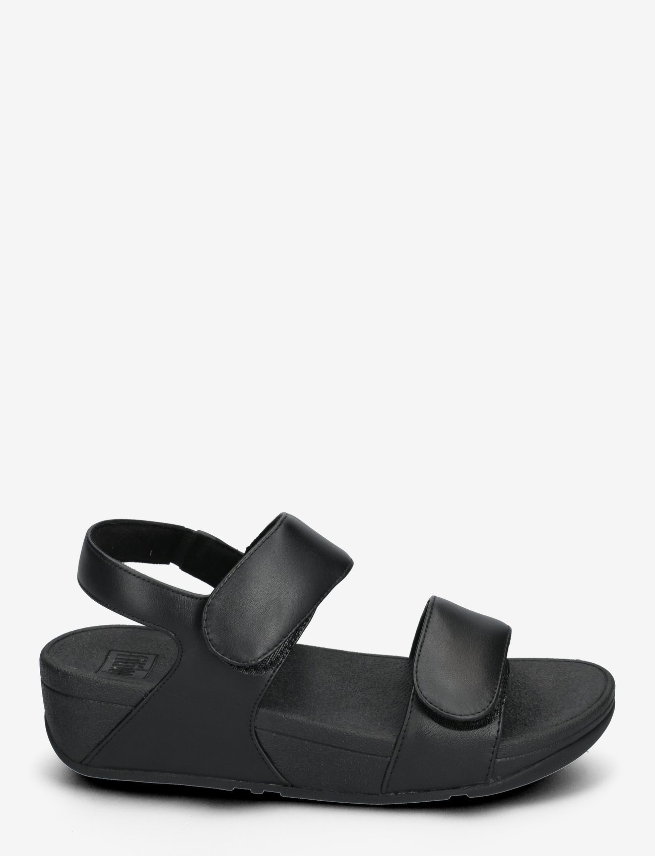 FitFlop - LULU ADJUSTABLE LEATHER BACK-STRAP SANDALS - flat sandals - all black - 2