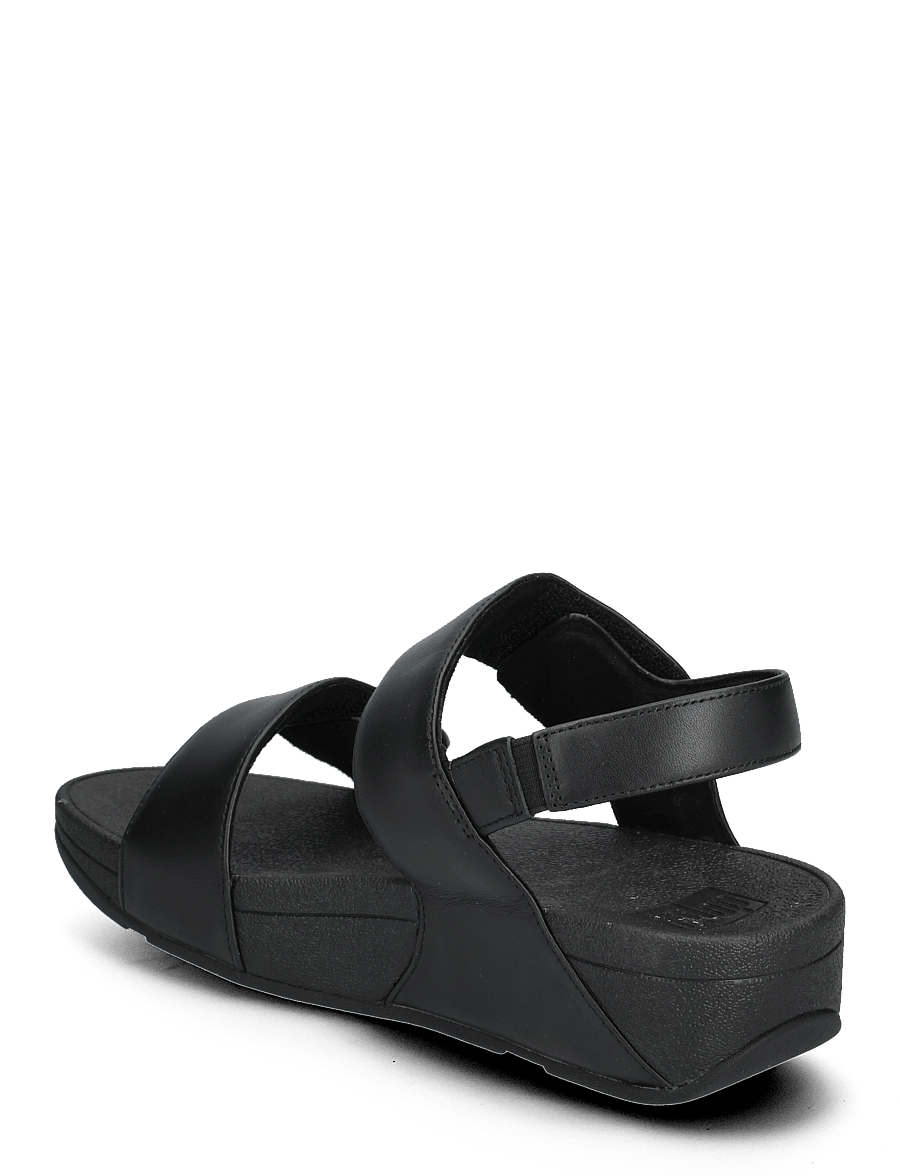 FitFlop - LULU ADJUSTABLE LEATHER BACK-STRAP SANDALS - sandales plates - all black - 3