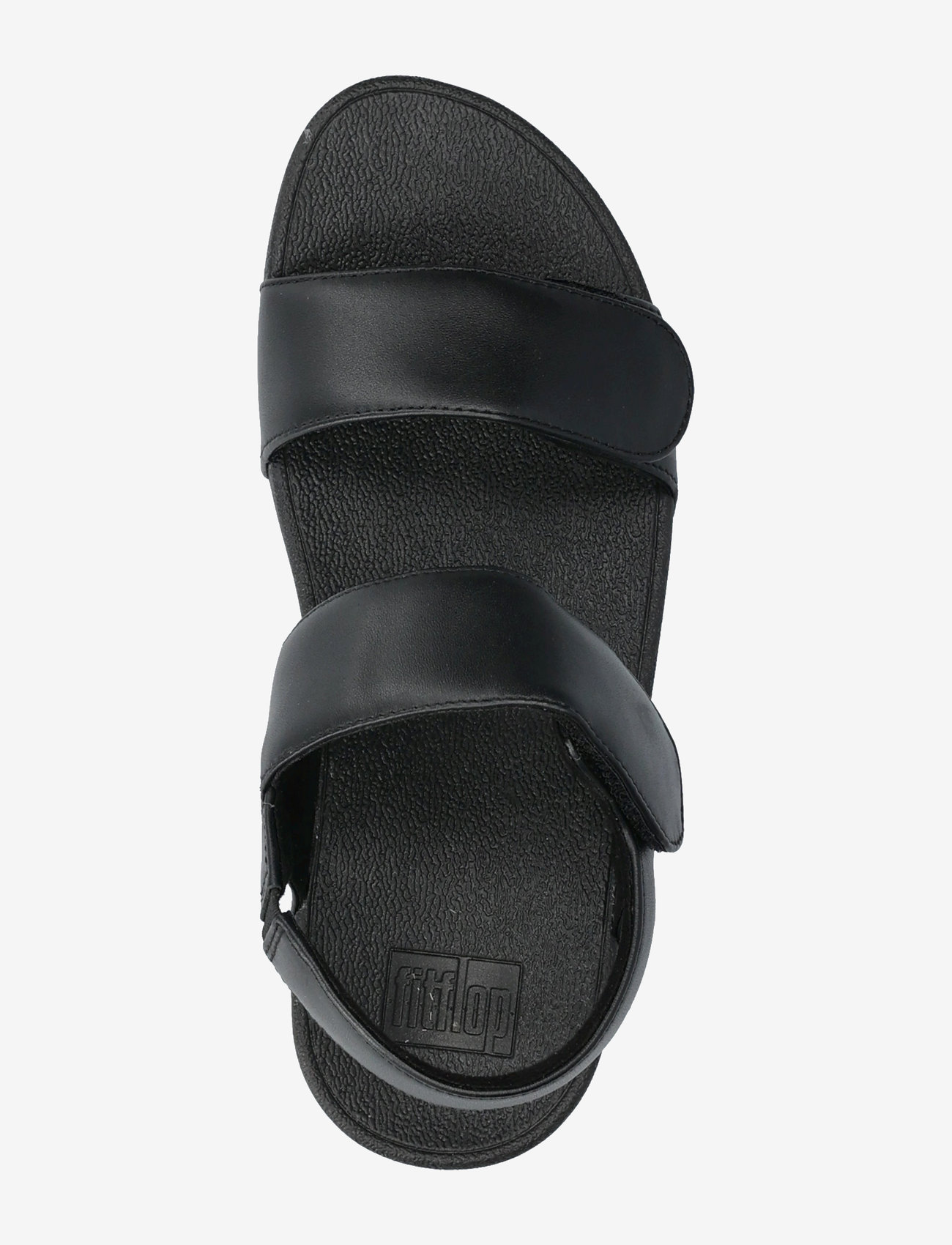 FitFlop - LULU ADJUSTABLE LEATHER BACK-STRAP SANDALS - flat sandals - all black - 4