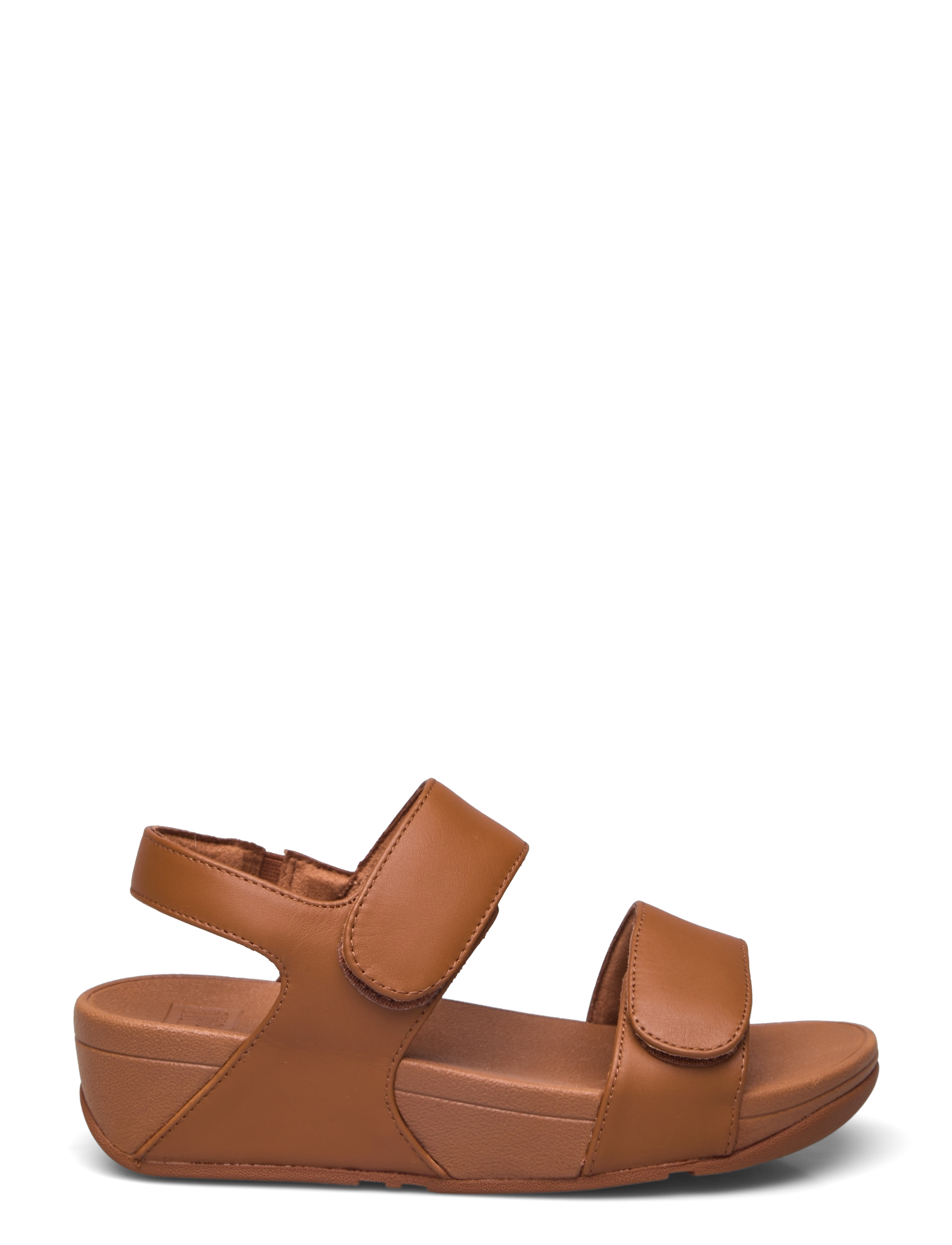 FitFlop - LULU ADJUSTABLE LEATHER BACK-STRAP SANDALS - platta sandaler - light tan - 2