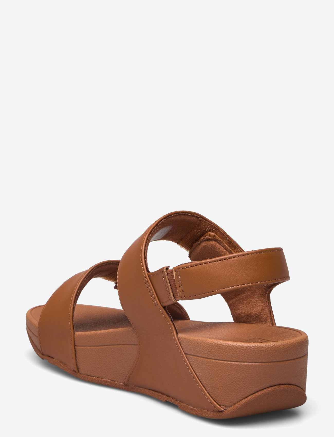 FitFlop - LULU ADJUSTABLE LEATHER BACK-STRAP SANDALS - zempapēžu sandales - light tan - 3