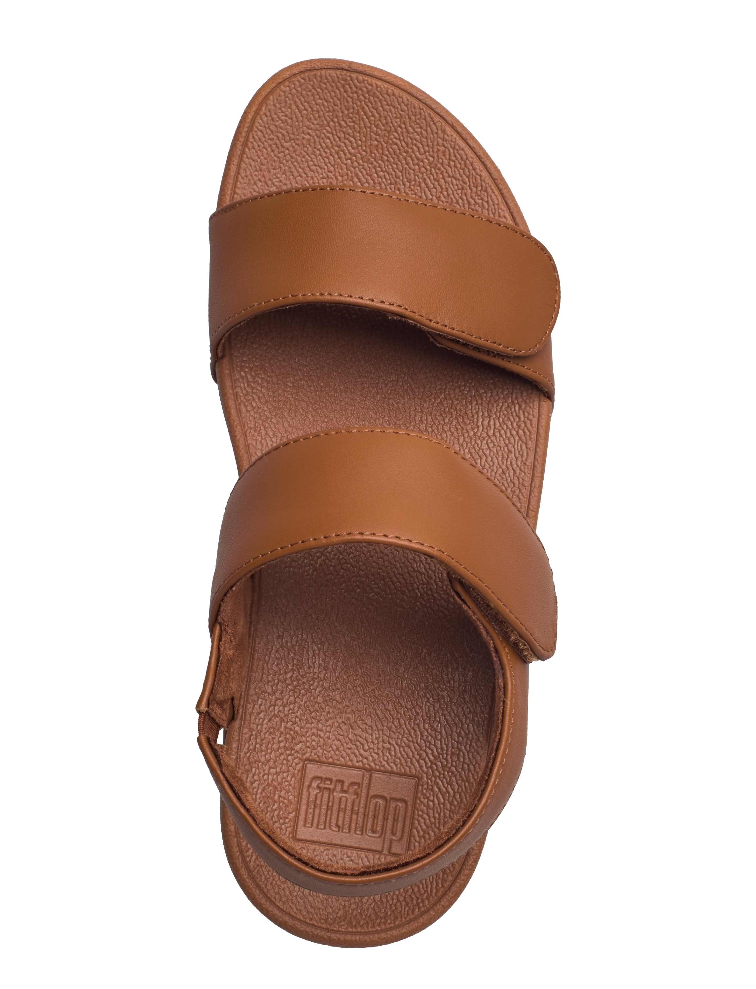FitFlop - LULU ADJUSTABLE LEATHER BACK-STRAP SANDALS - platta sandaler - light tan - 4