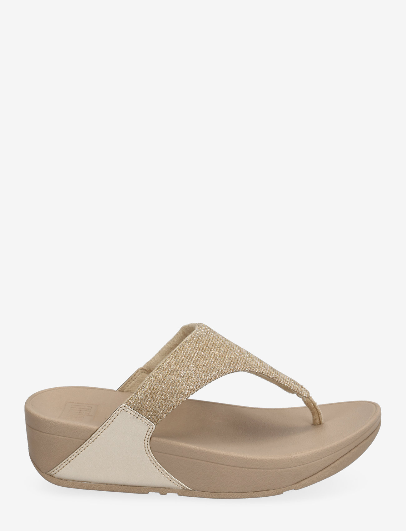 FitFlop - LULU SHIMMERLUX TOE-POST SANDALS - platåsandaler - latte beige - 2