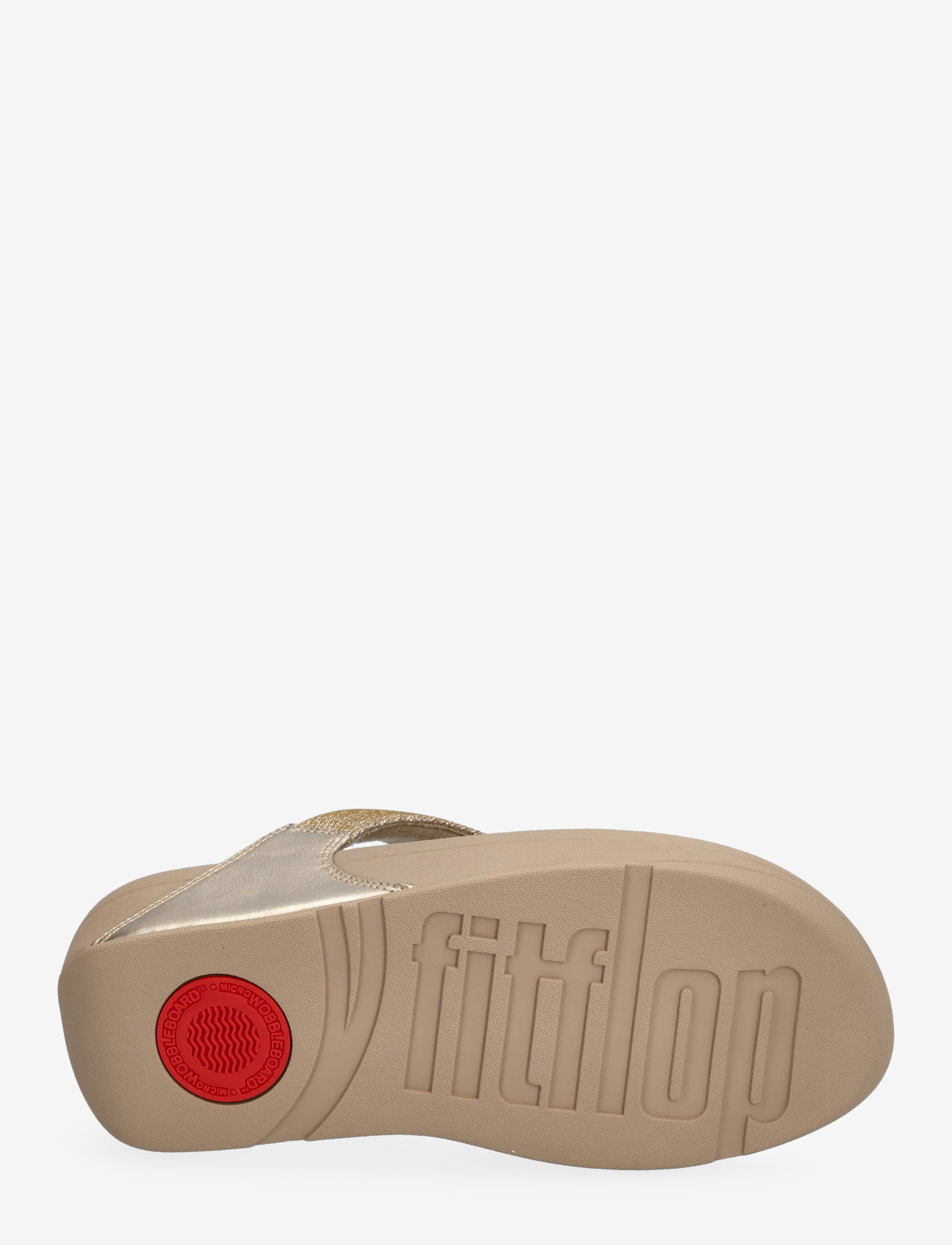 FitFlop - LULU SHIMMERLUX TOE-POST SANDALS - platåsandaler - latte beige - 5