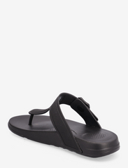 FitFlop - iQUSHION ADJUSTABLE BUCKLE FLIP-FLOPS - zempapēžu sandales - all black - 2