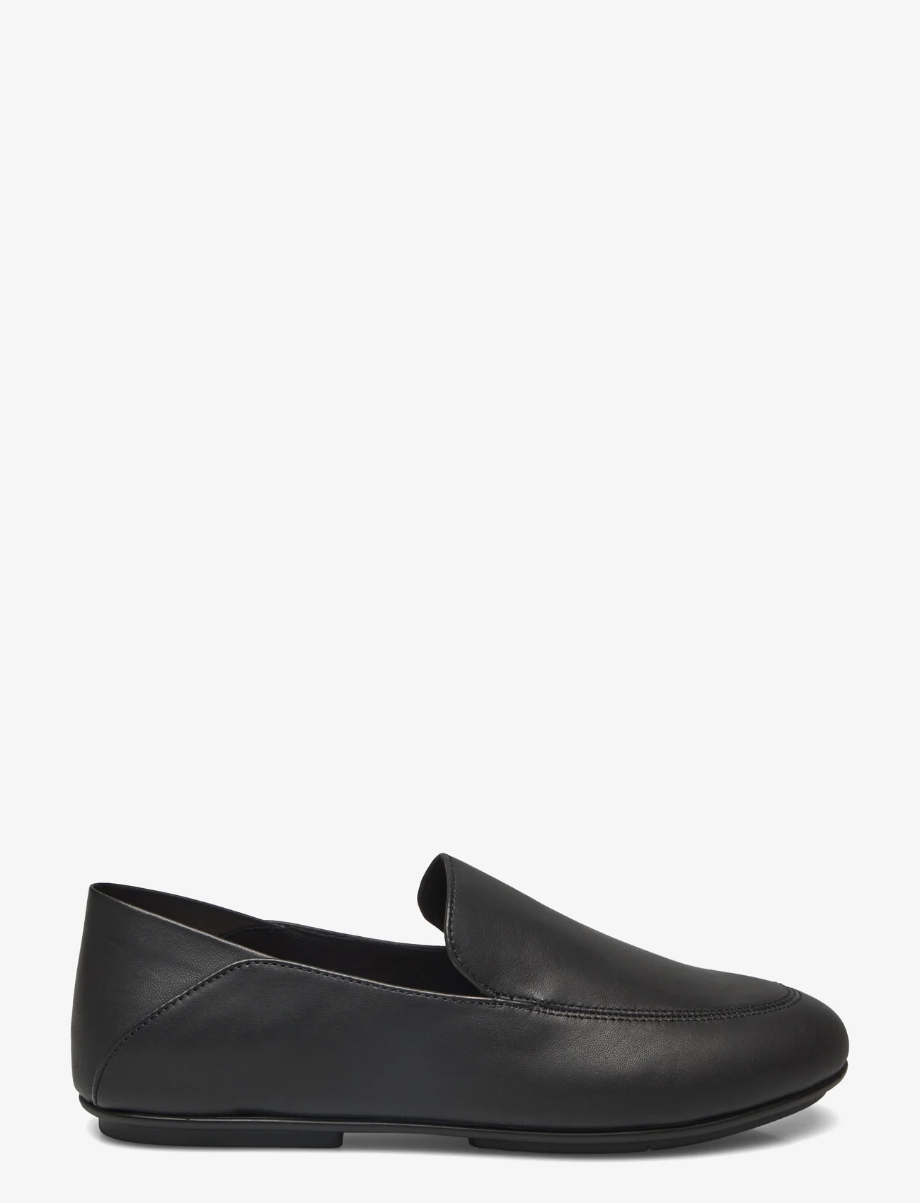 FitFlop - ALLEGRO CRUSH-BACK LEATHER LOAFERS - kevadised kingad - all black - 1