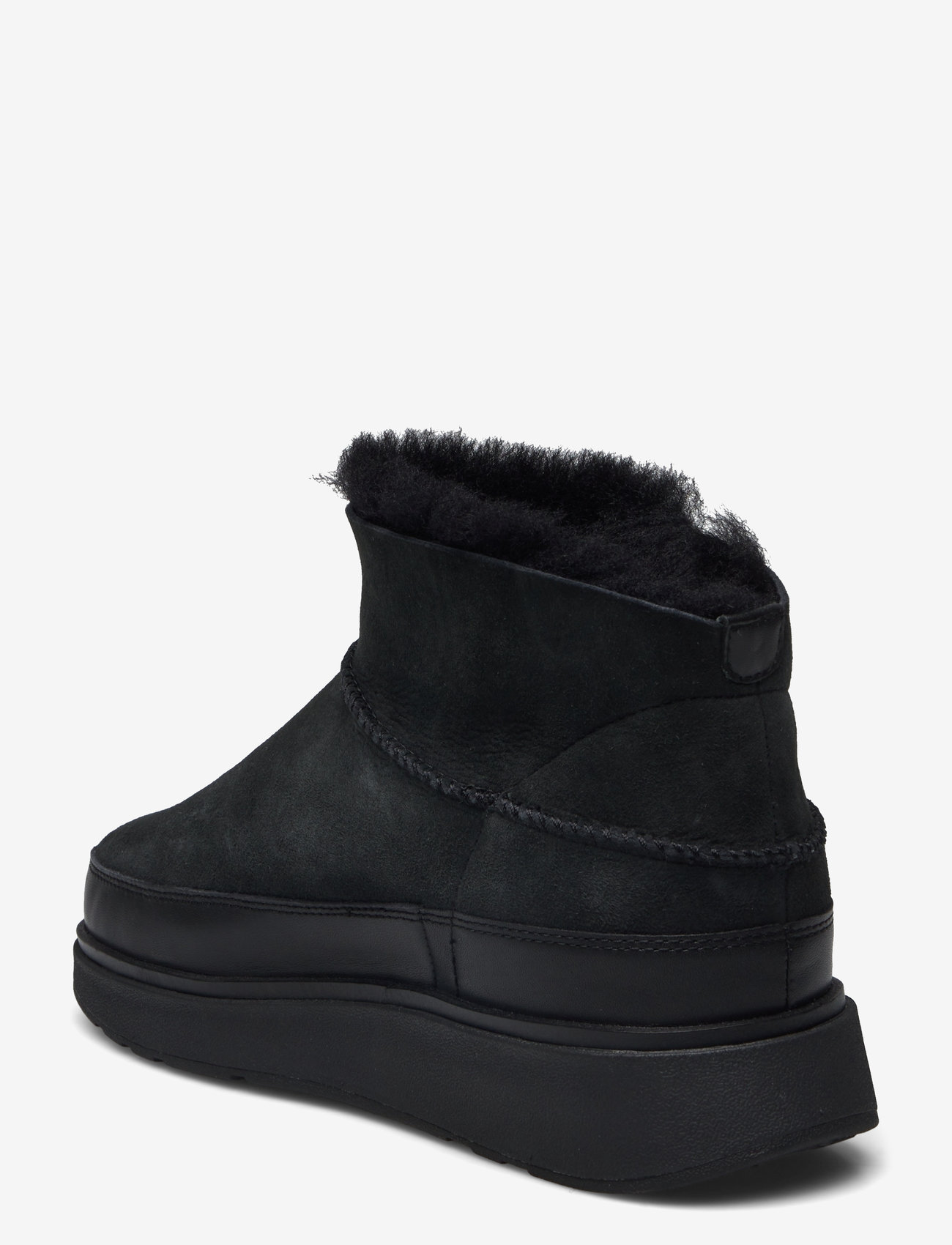 FitFlop - GEN-FF ULTRA-MINI DOUBLE-FACED SHEARLING BOOTS - teddy boots - all black - 2
