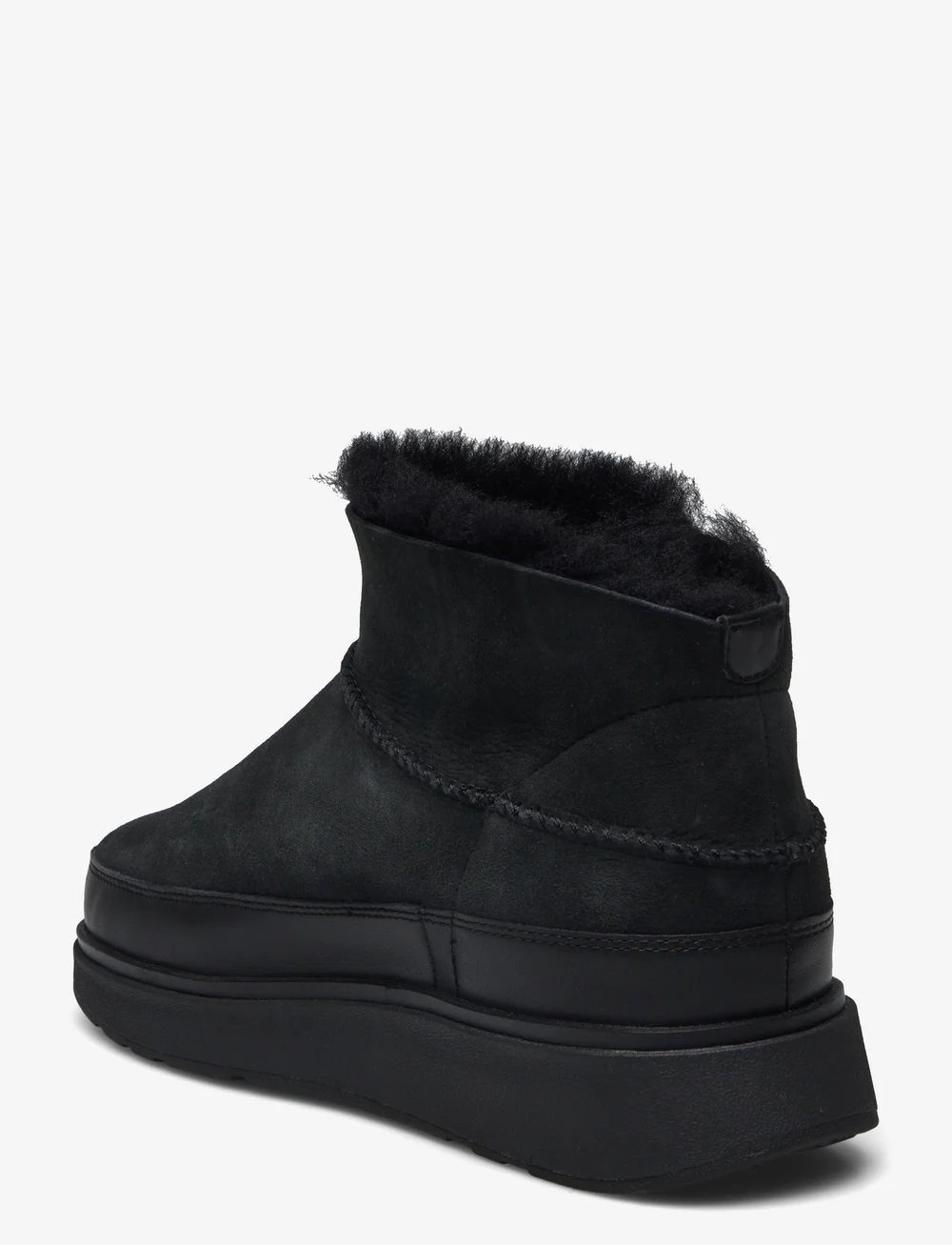 FitFlop - GEN-FF ULTRA-MINI DOUBLE-FACED SHEARLING BOOTS - bamsestøvler - all black - 2