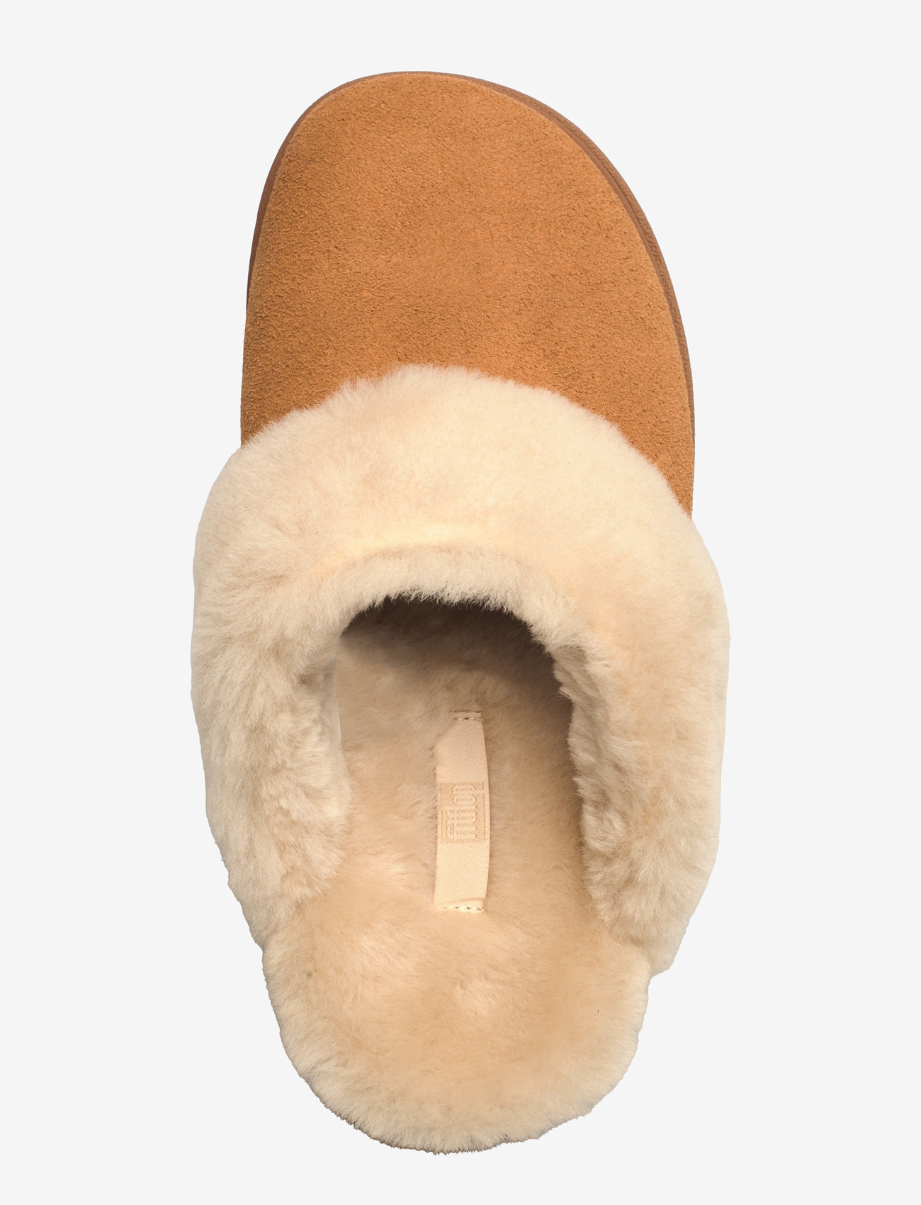 FitFlop - GEN-FF SHEARLING-COLLAR SUEDE SLIPPERS - hverdags stil - desert tan - 3