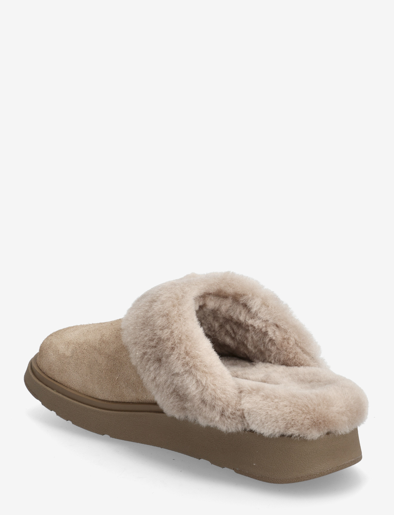 FitFlop - GEN-FF SHEARLING-COLLAR SUEDE SLIPPERS - everyday style - taupe - 2