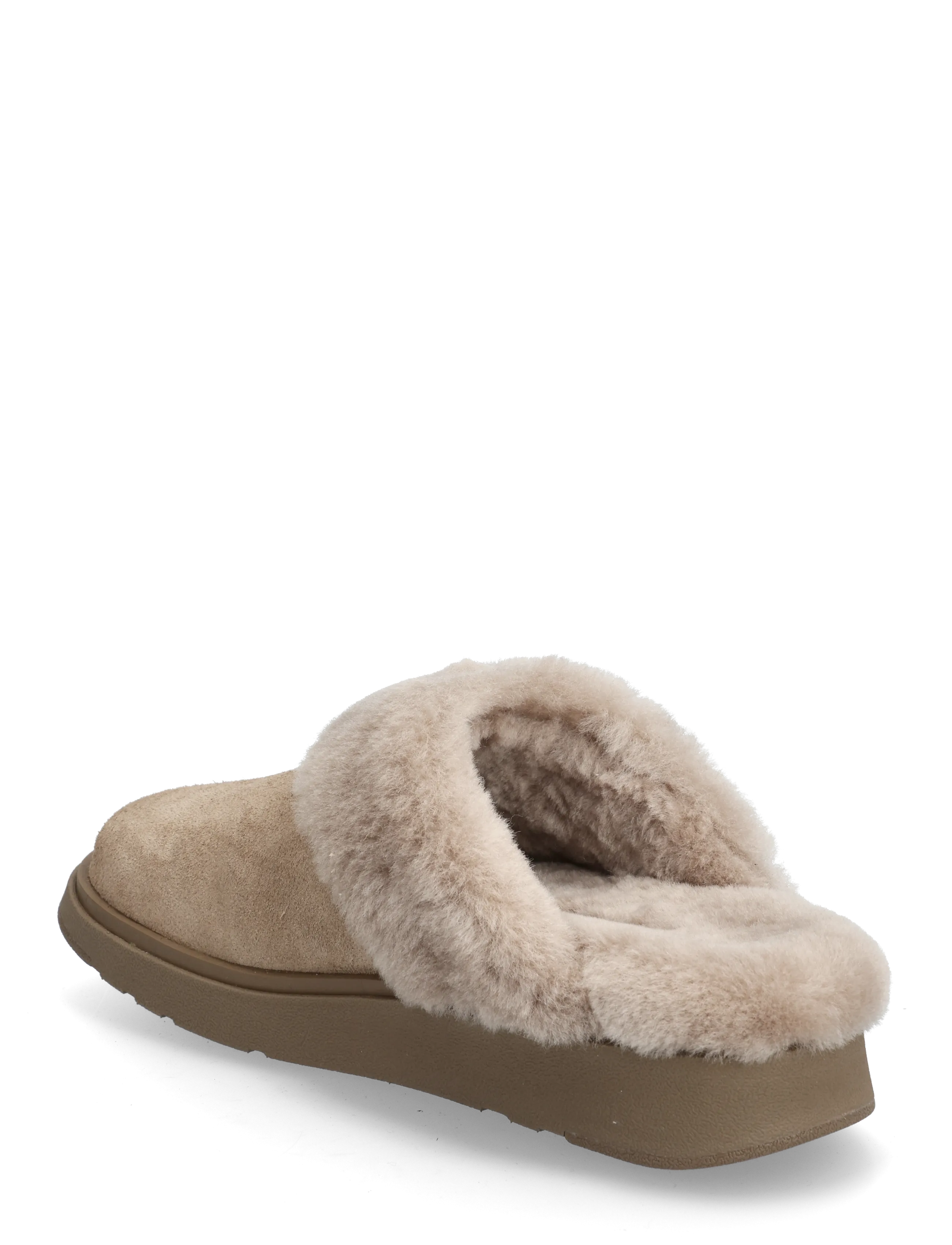 FitFlop - GEN-FF SHEARLING-COLLAR SUEDE SLIPPERS - pantoffels - taupe - 2