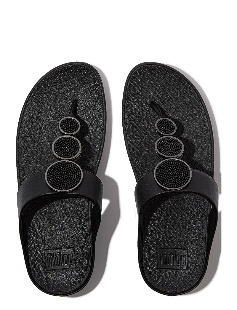 FitFlop - HALO CRYSTAL TOE-POST SANDALS - plateau-sandalen - pewter black - 2
