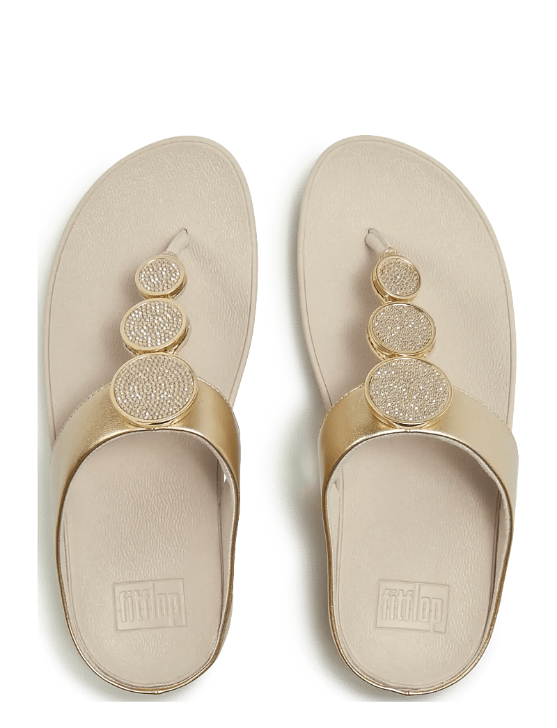FitFlop - HALO CRYSTAL TOE-POST SANDALS - plateau-sandalen - platino - 2