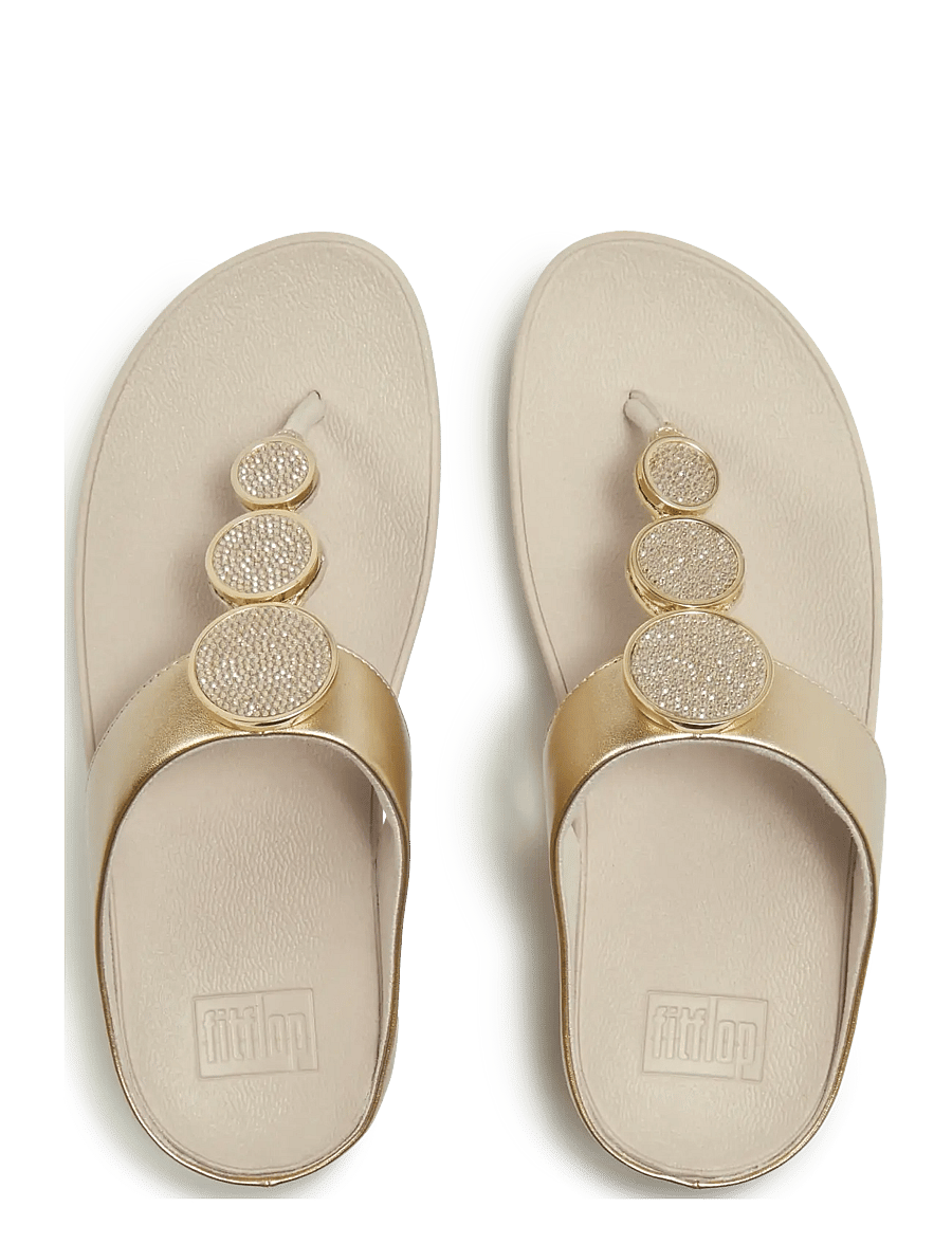 FitFlop - HALO CRYSTAL TOE-POST SANDALS - plateau-sandalen - platino - 2