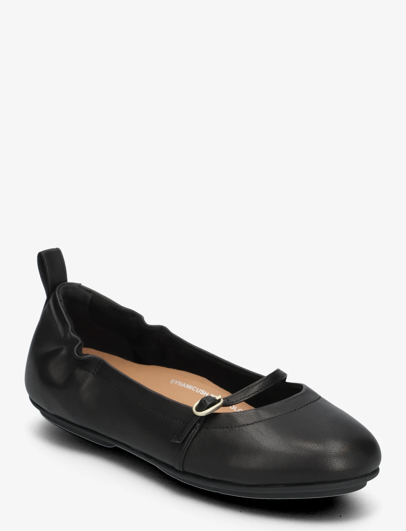 FitFlop - ALLEGRO SOFT LEATHER MARY JANES - ballerinas - black - 0
