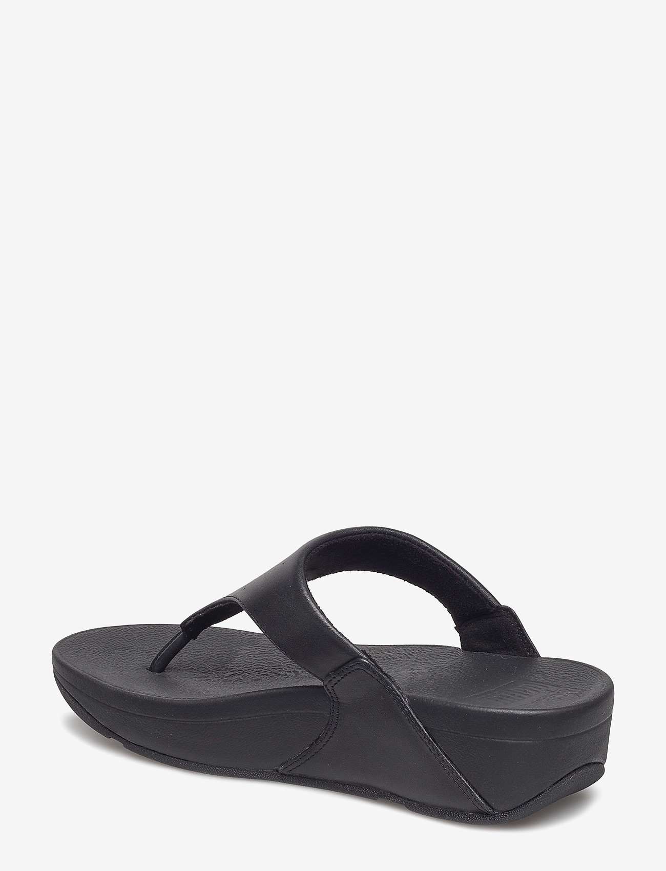 FitFlop - LULU LEATHER TOEPOST - plateau-sandalen - black - 3