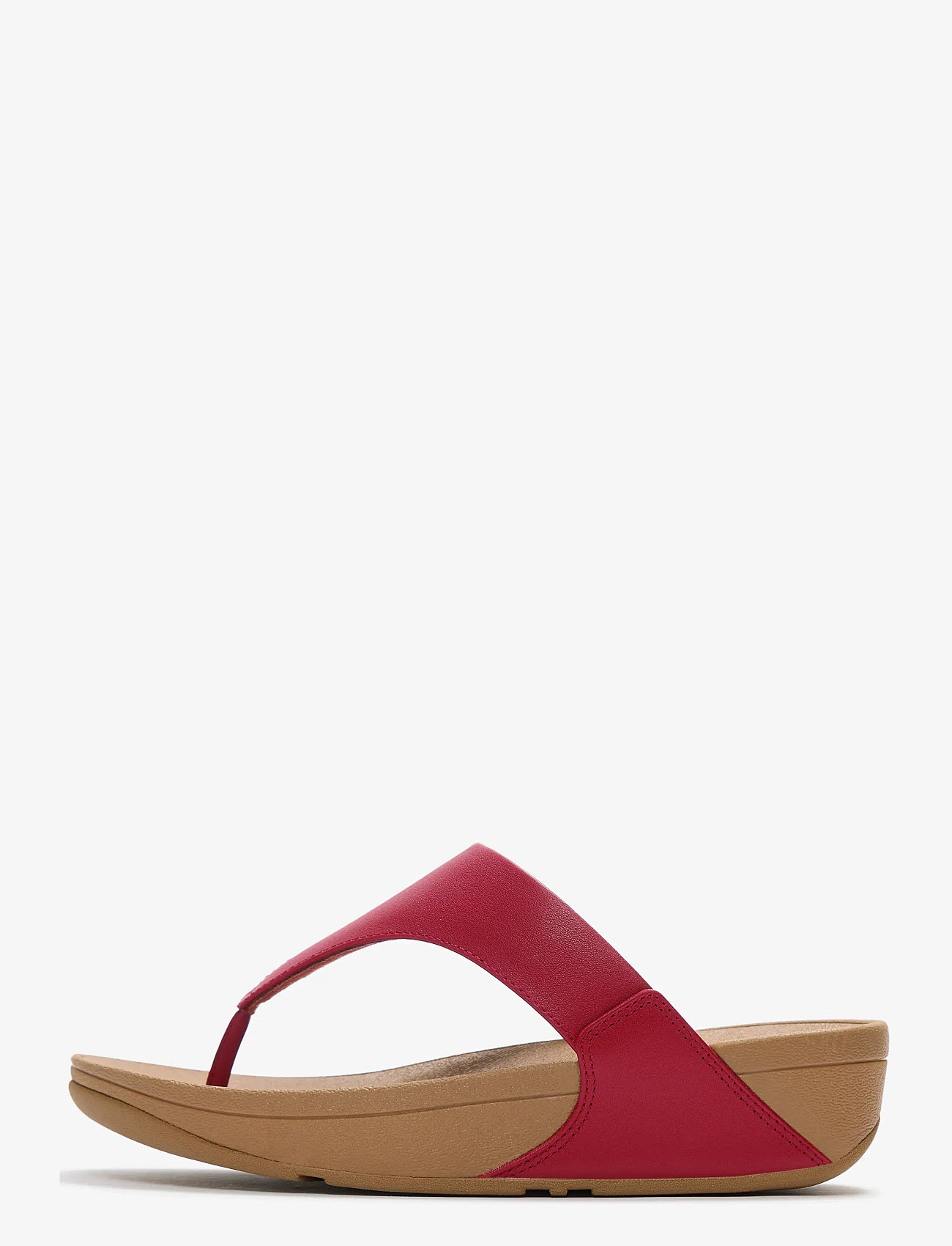 FitFlop - LULU LEATHER TOEPOST - platåsandaler - burnt berry - 1