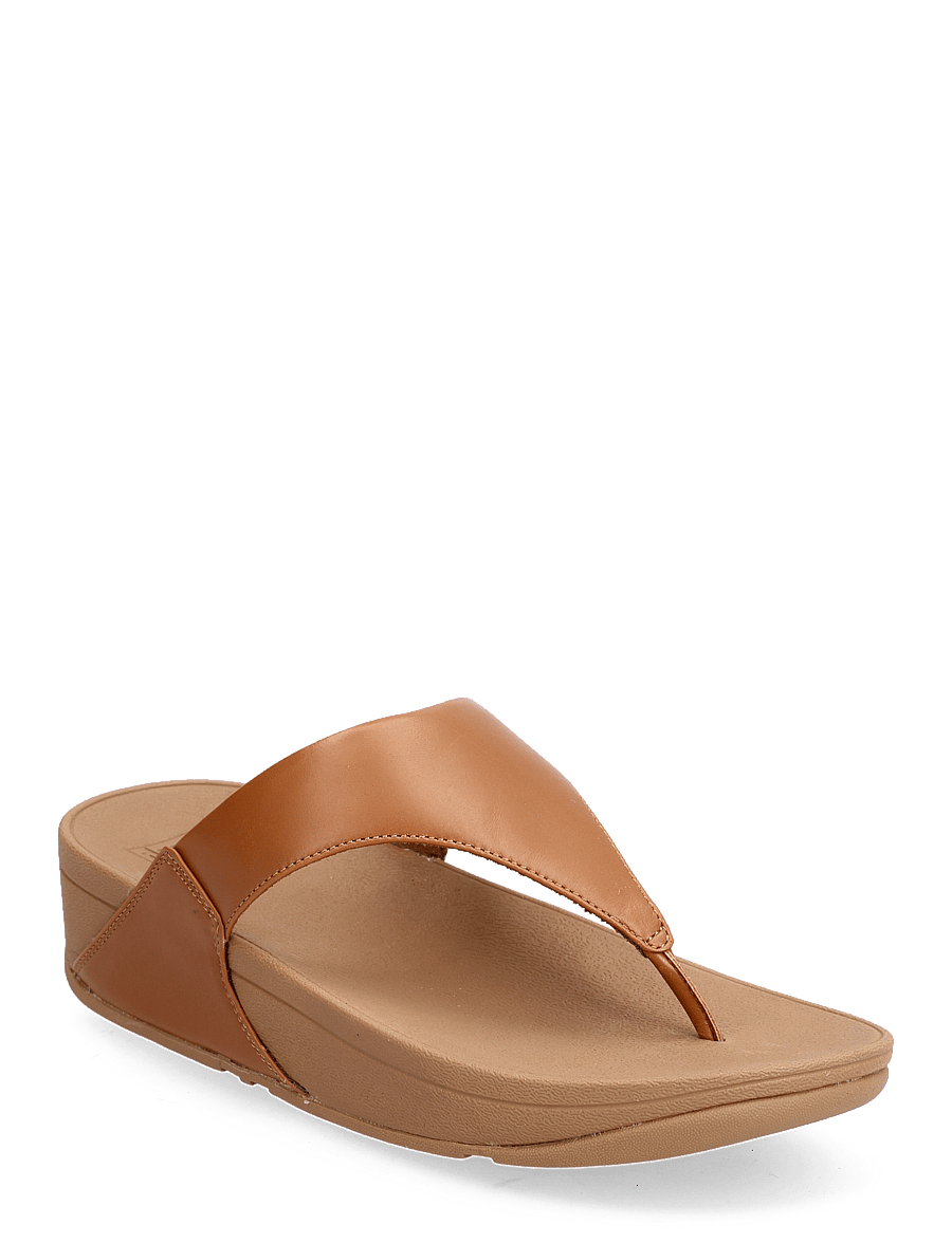 FitFlop - LULU LEATHER TOEPOST - plateau-sandalen - light tan - 1
