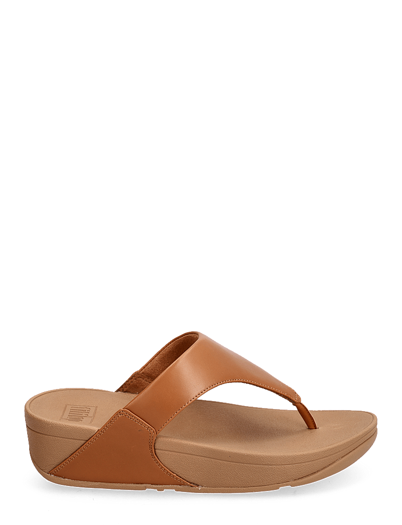 FitFlop - LULU LEATHER TOEPOST - platform sandals - light tan - 2