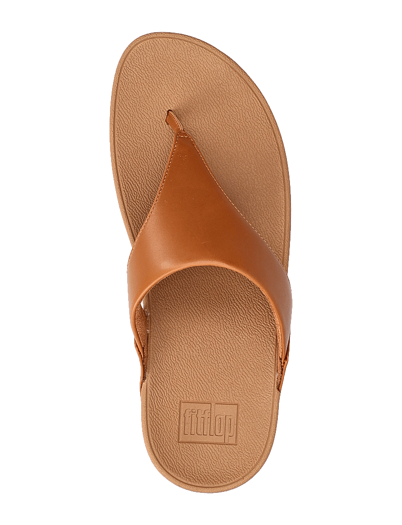 FitFlop - LULU LEATHER TOEPOST - platform sandals - light tan - 4
