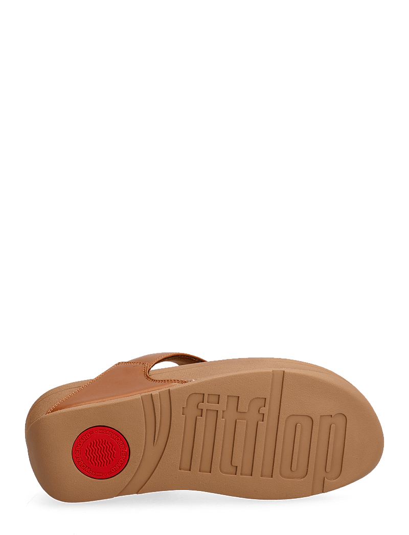 FitFlop - LULU LEATHER TOEPOST - platform sandals - light tan - 5