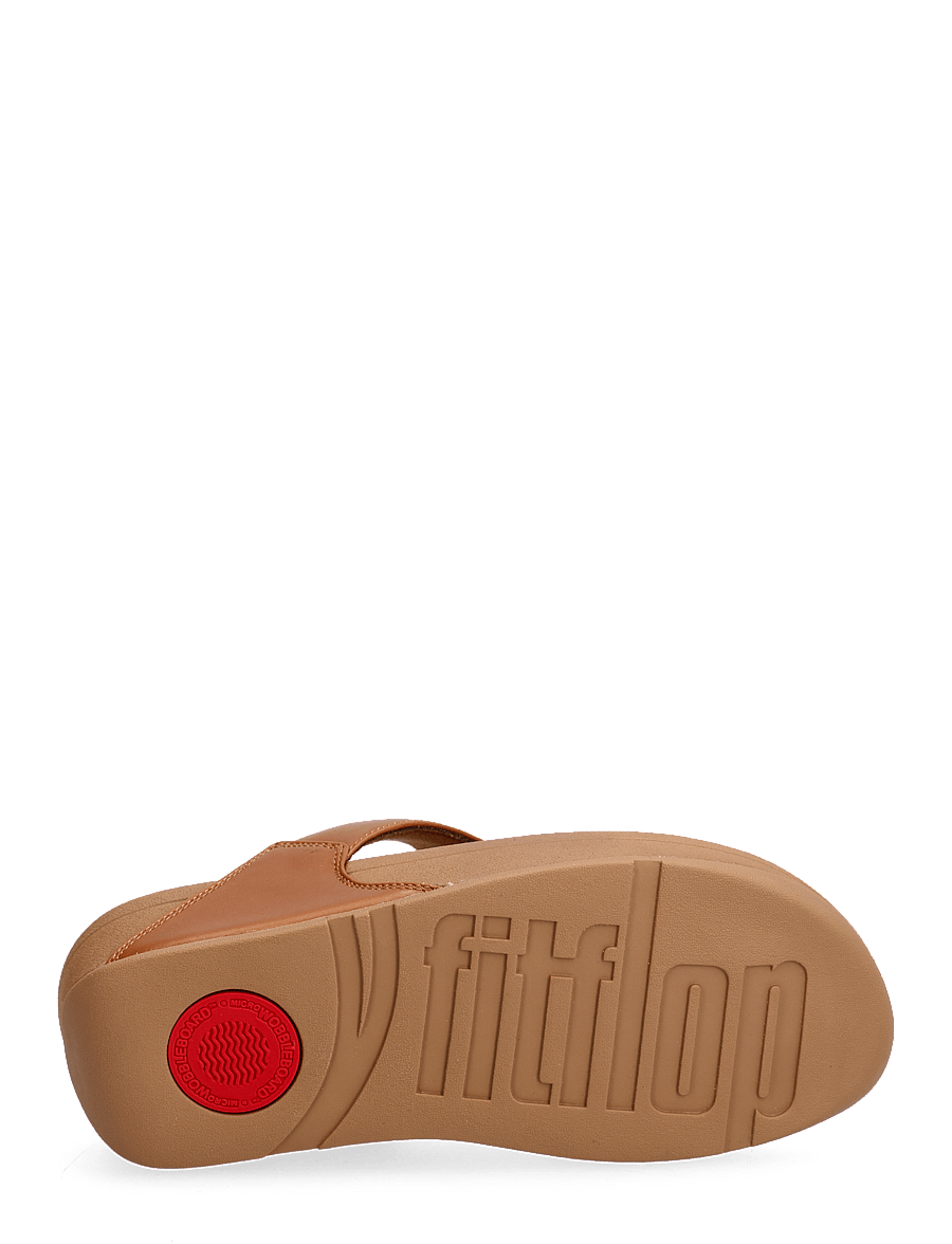 FitFlop - LULU LEATHER TOEPOST - plateau-sandalen - light tan - 5
