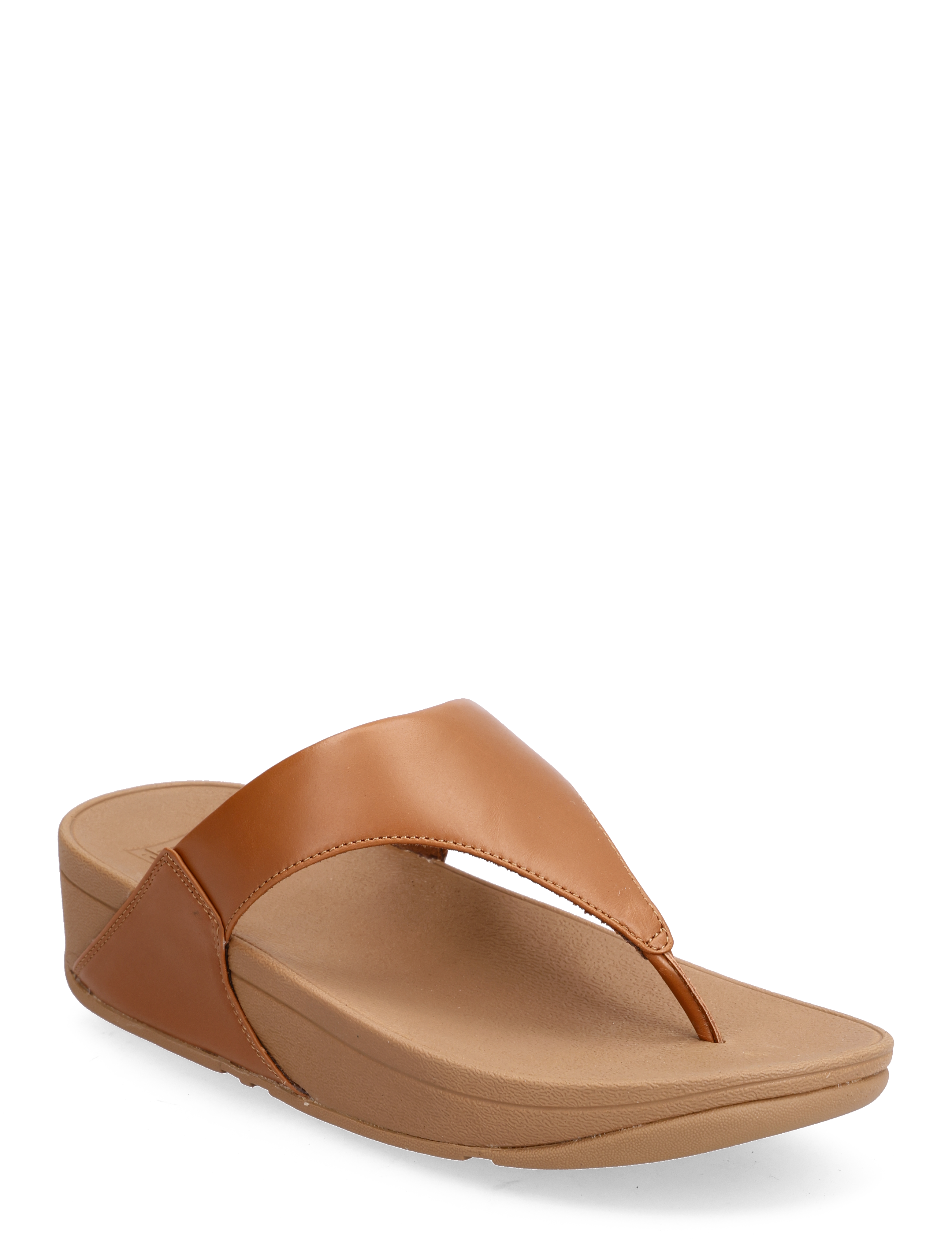 LULU LEATHER TOEPOST - LIGHT TAN