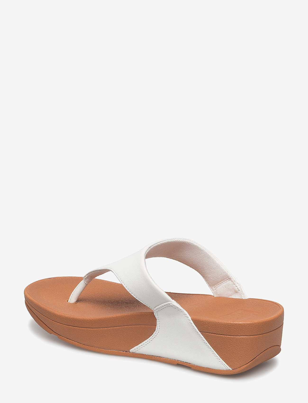 FitFlop - LULU LEATHER TOEPOST - platformsandaler - urban white - 3