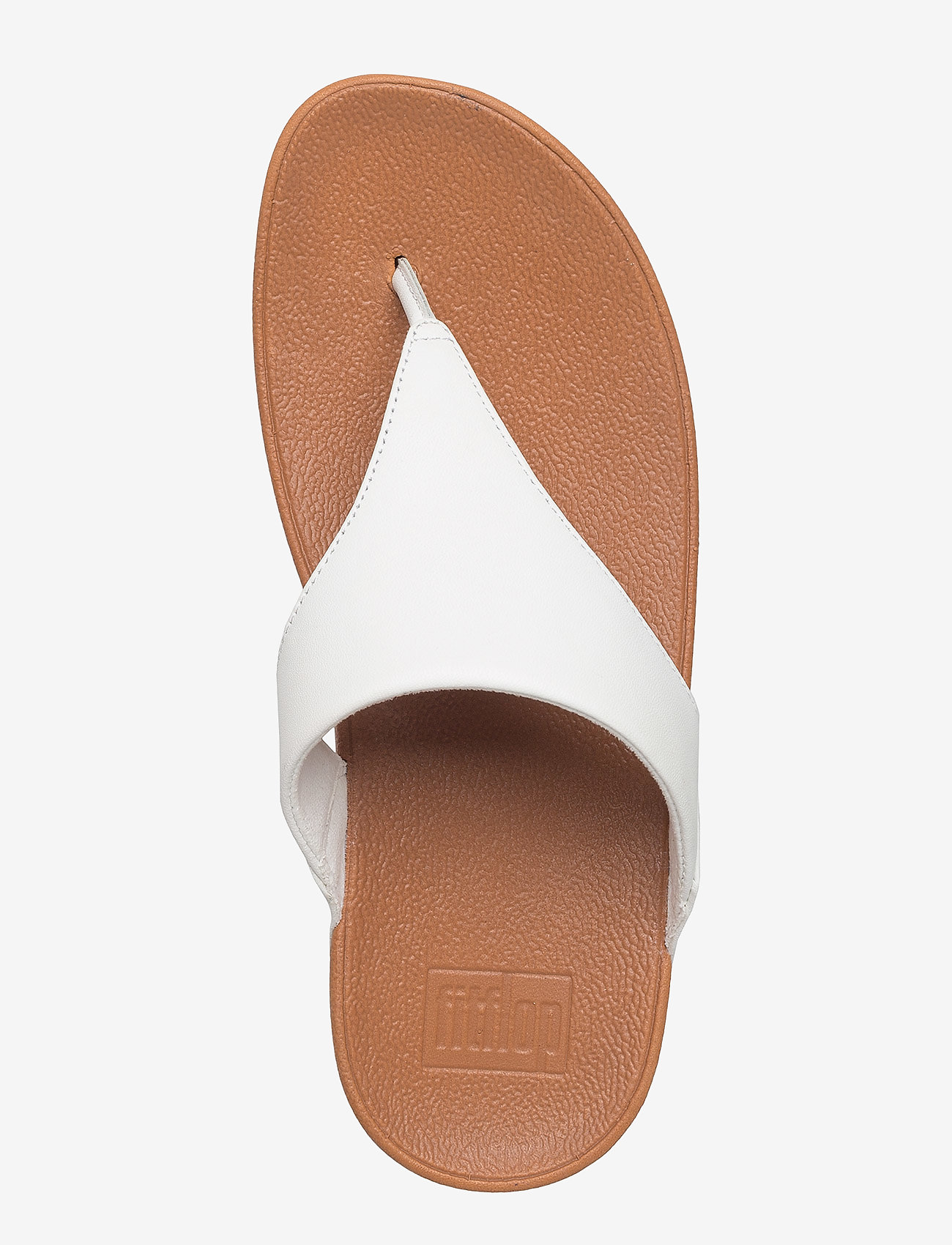 FitFlop - LULU LEATHER TOEPOST - platformsandaler - urban white - 4
