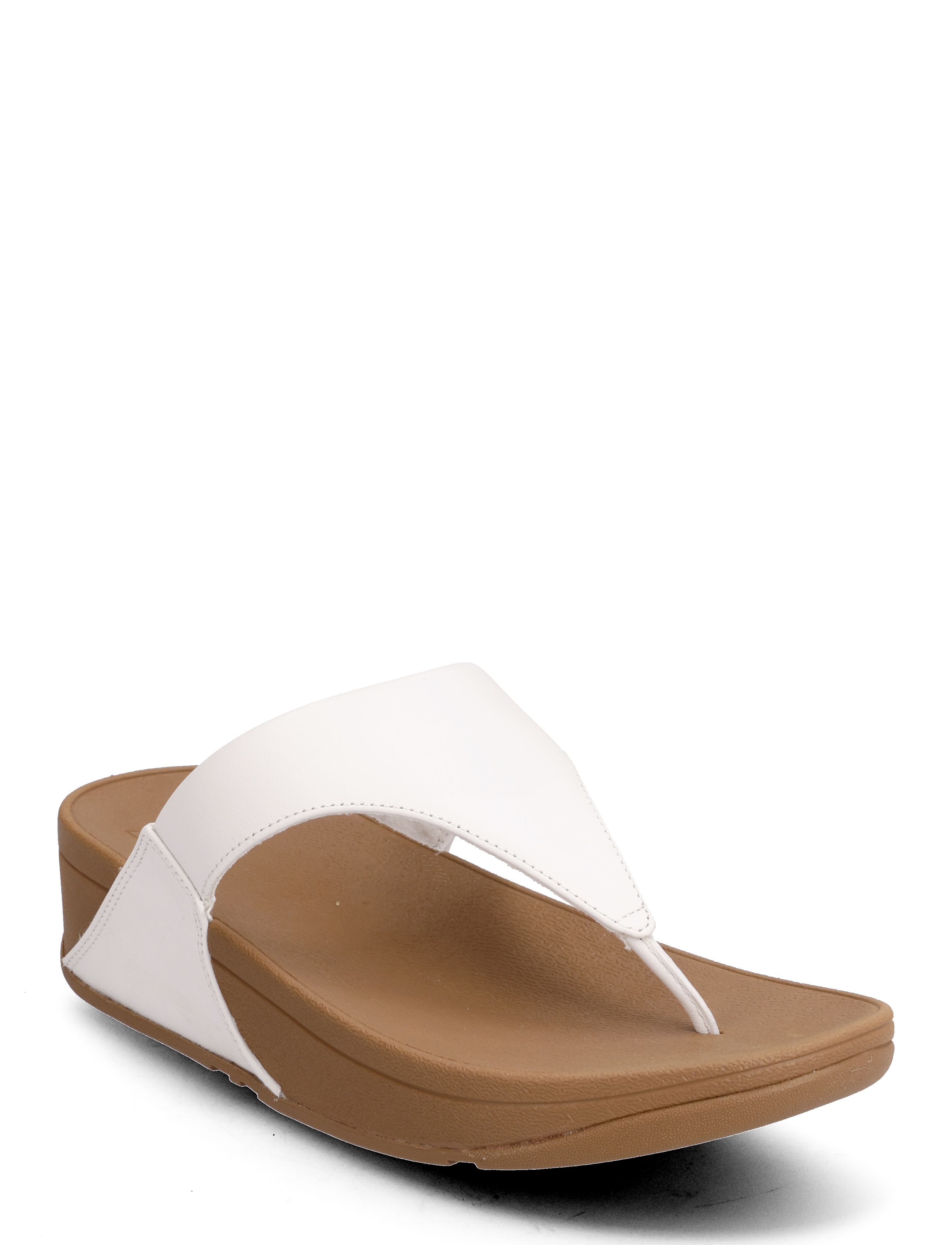 FITFLOP Lulu Leder Toepost Weiß - 40 - Damen