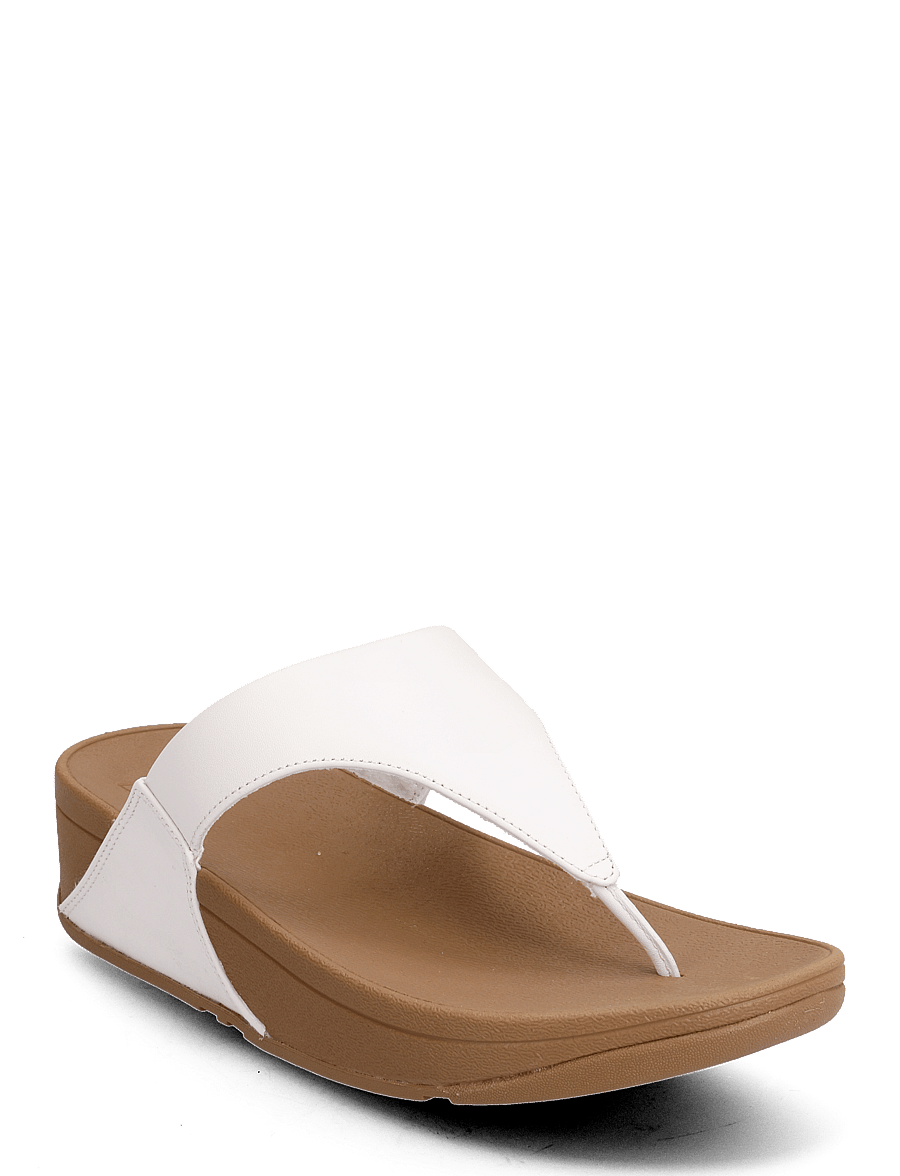 FitFlop - LULU LEATHER TOEPOST - platvorm-sandaalid - white - 1