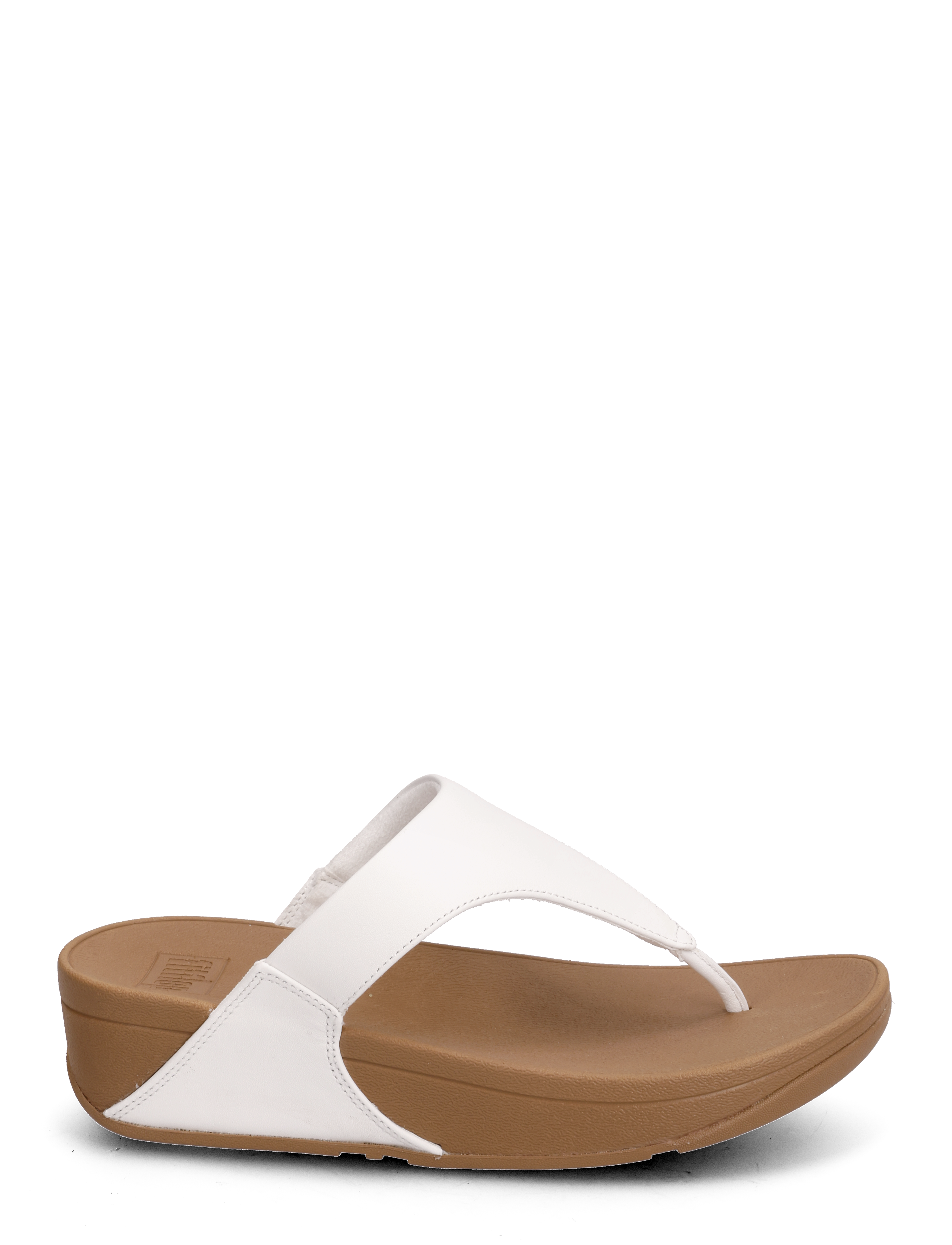 FitFlop - LULU LEATHER TOEPOST - platform sandals - white - 2